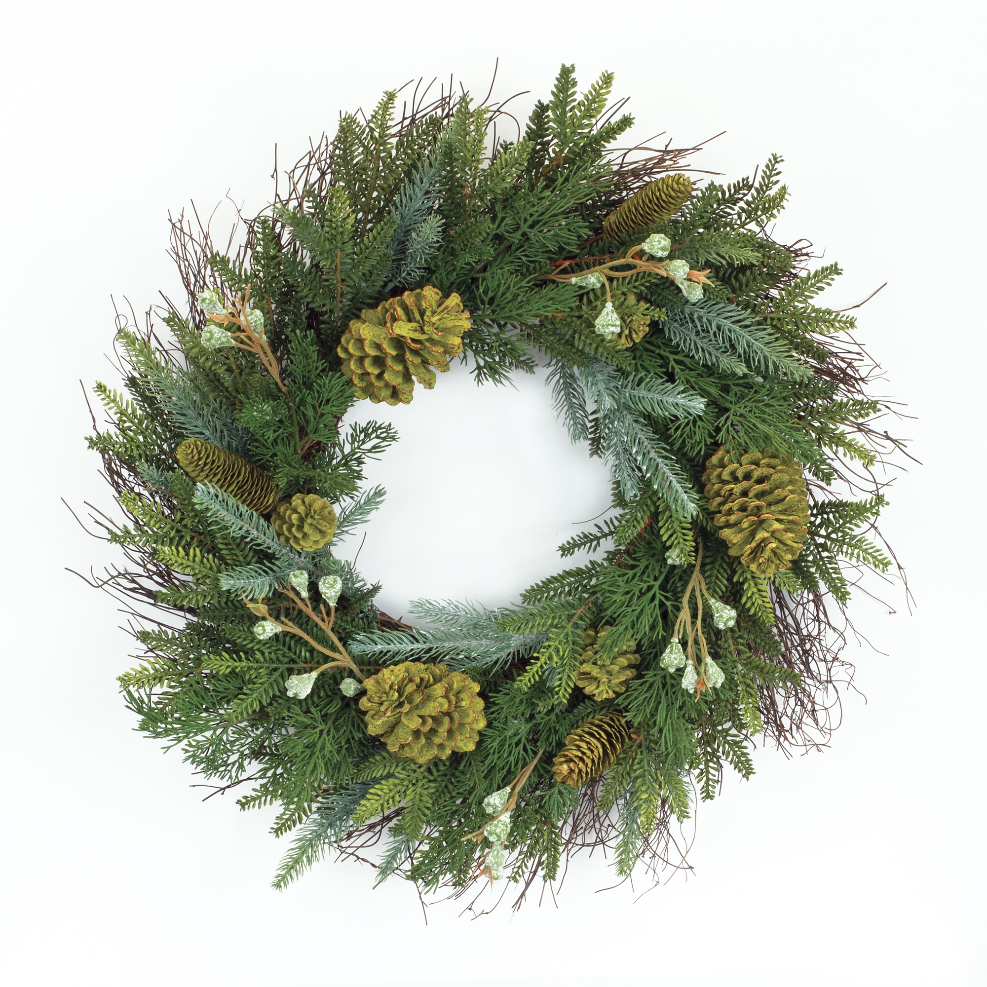 Mixed Pine Wreath 23
