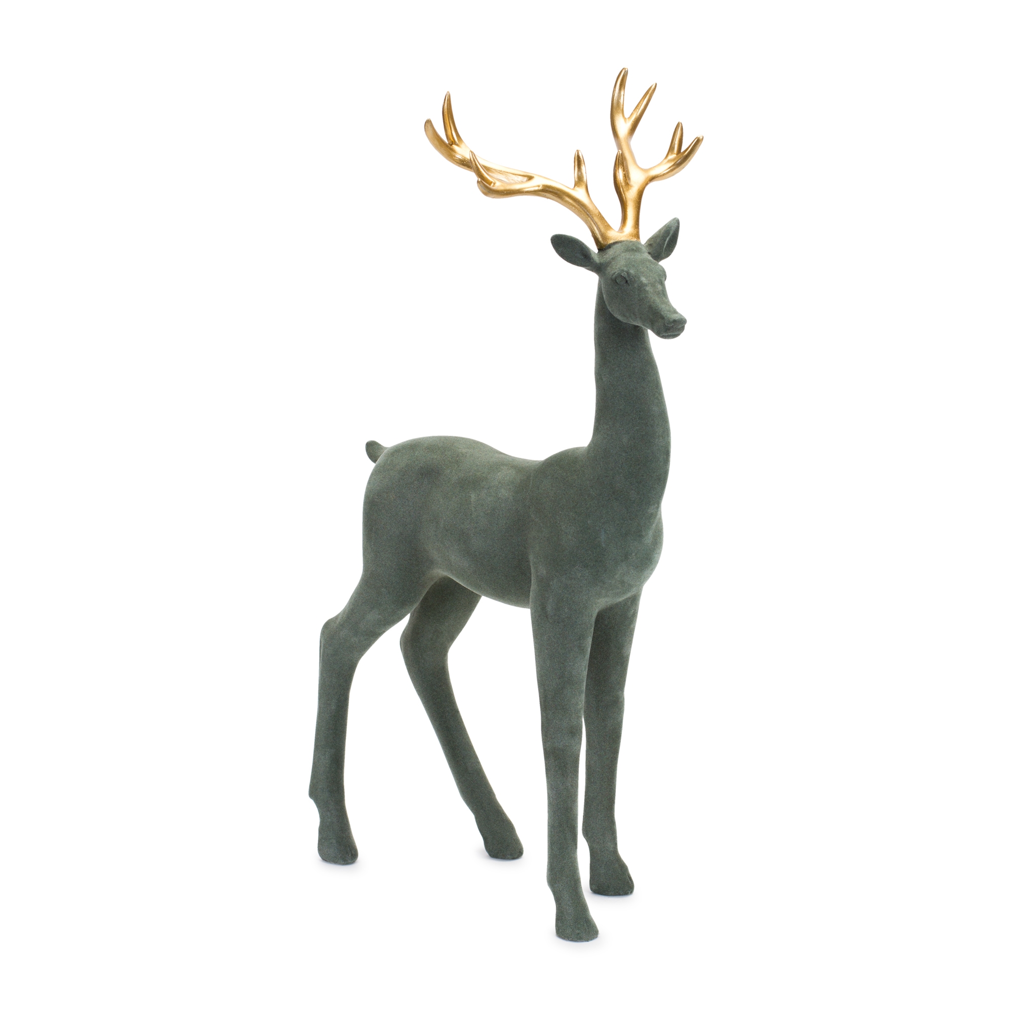 Flocked Deer (Set of 2) 10