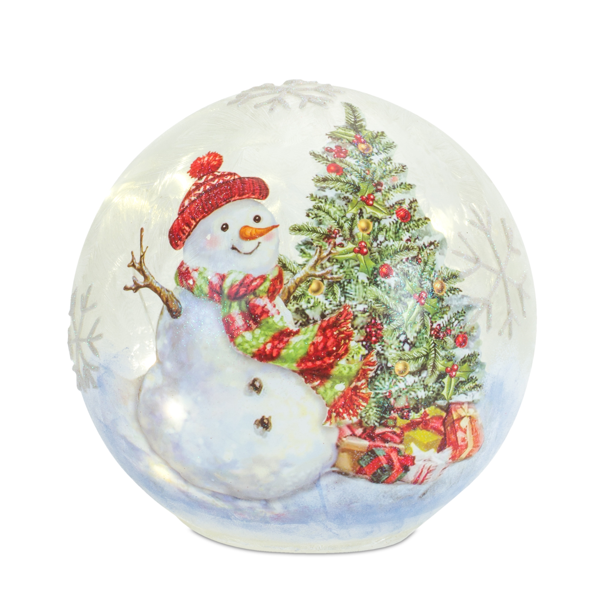 LED Snowman and Tree Globe (Set of 2) 6
