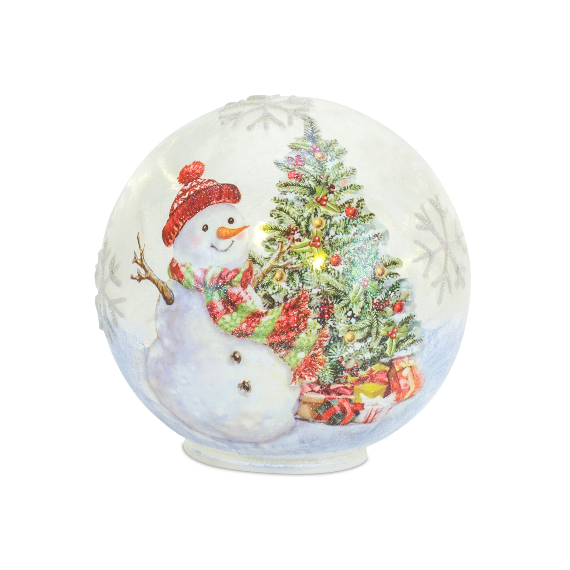 LED Snowman and Tree Globe (Set of 2) 6