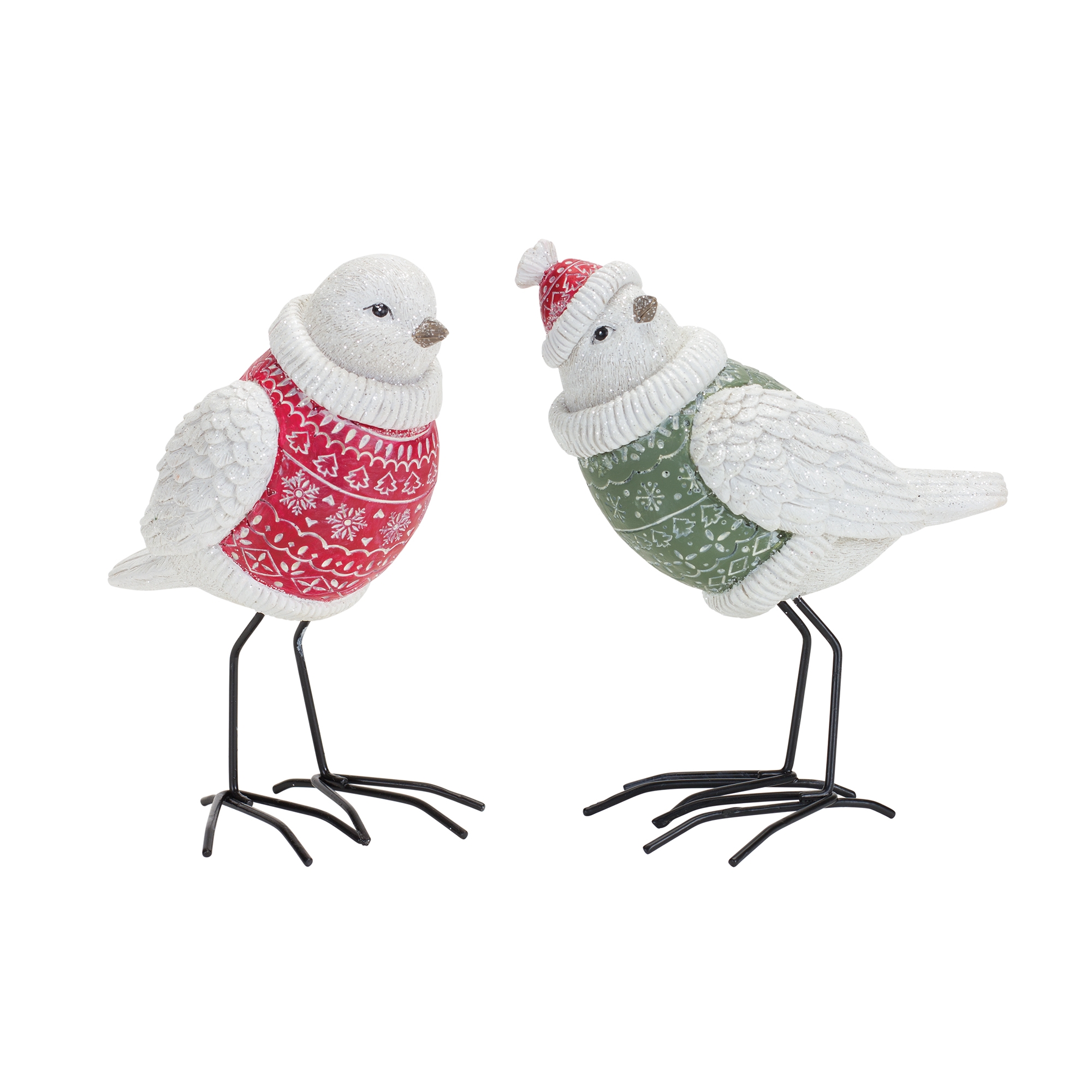 Bird w/Sweater (Set of 2) 6.25