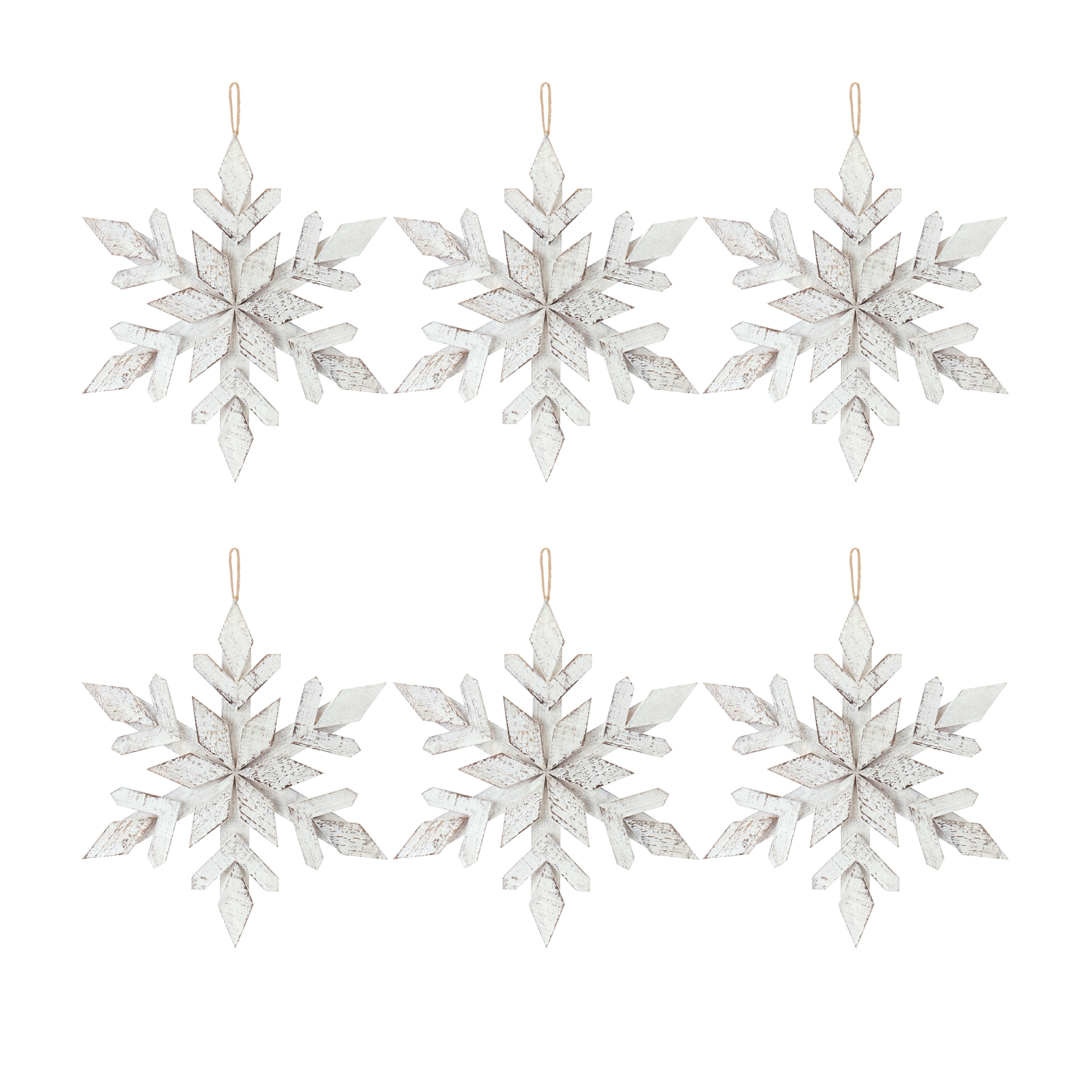 Snowflake Ornament (Set of 6) 17.5