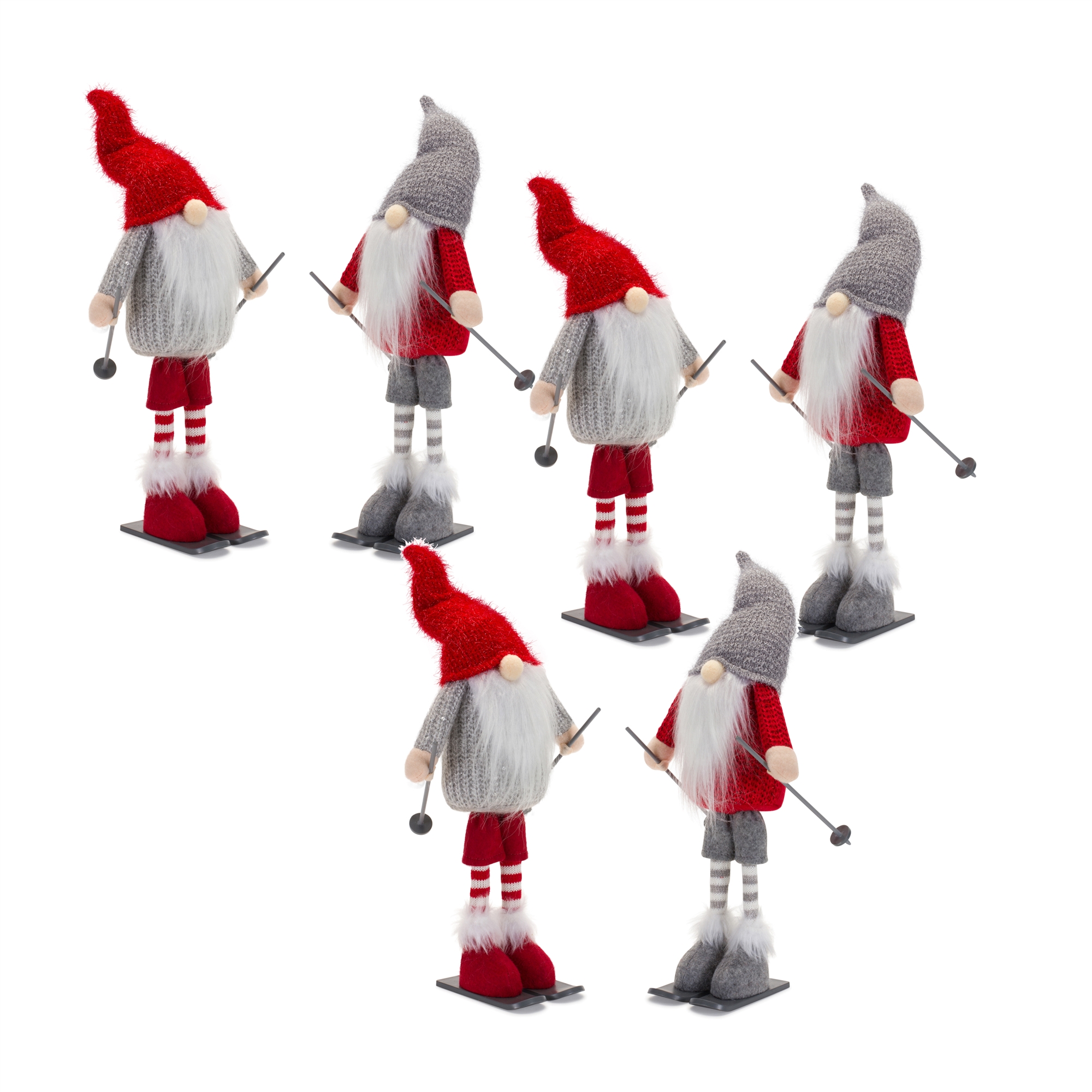 Gnome Skier (Set of 6) 14.25