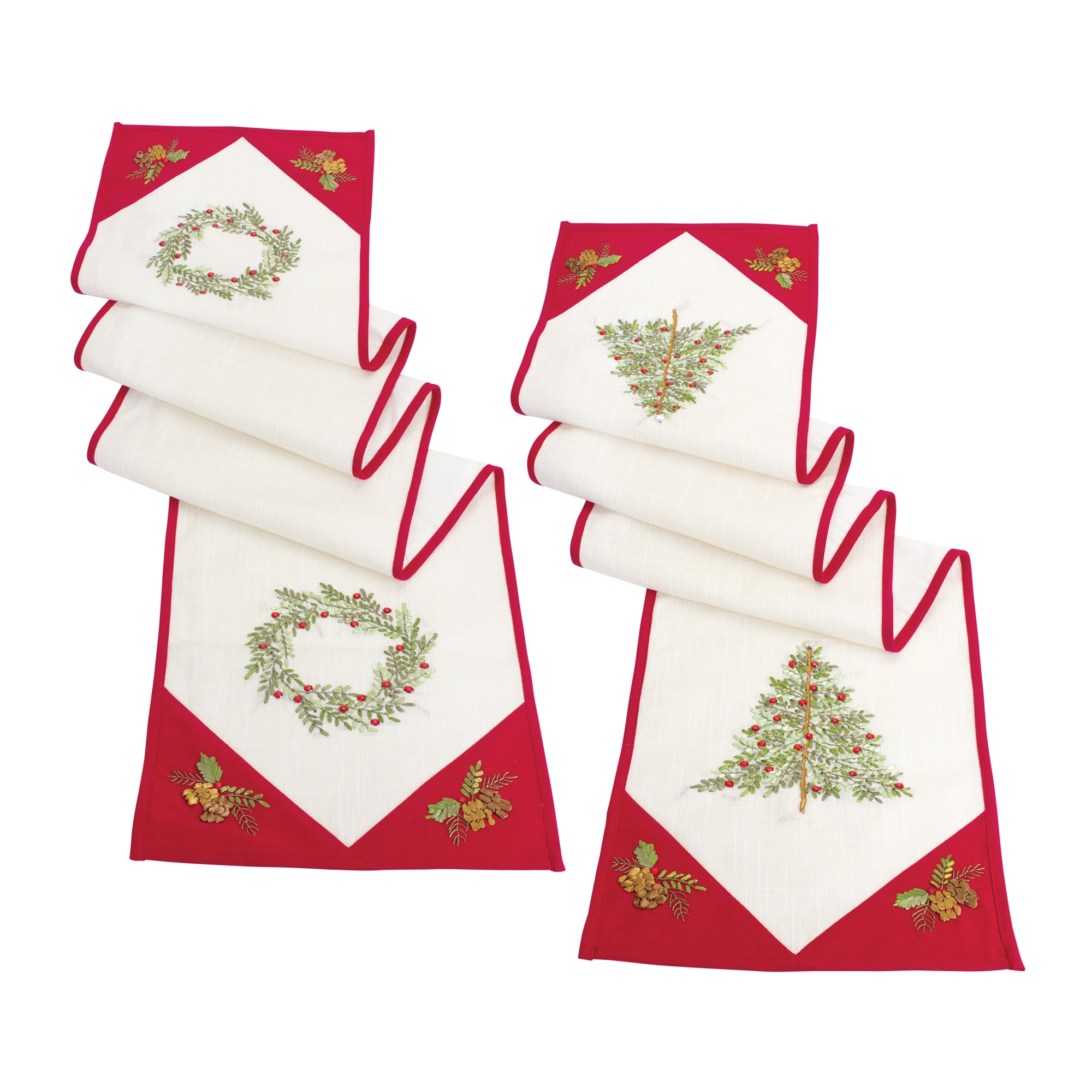 Tree and Wreath Table Runner (Set of 2) 72