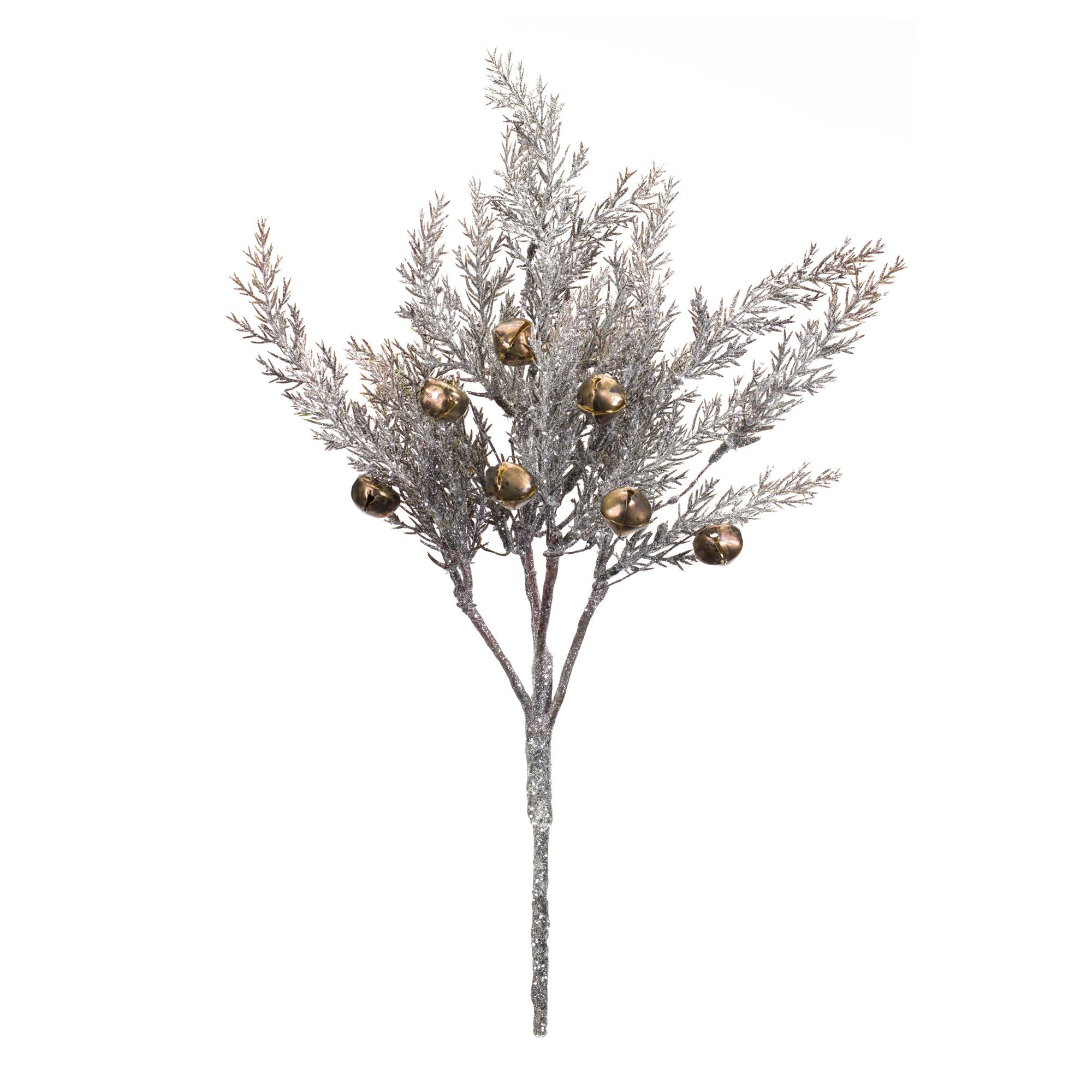 Pine Pick w/Bells (Set of 6) 16.75