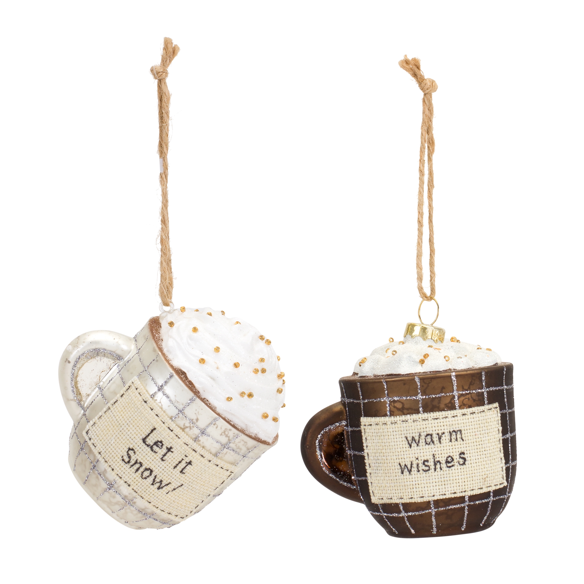 Mug Ornament (Set of 2) 3.5