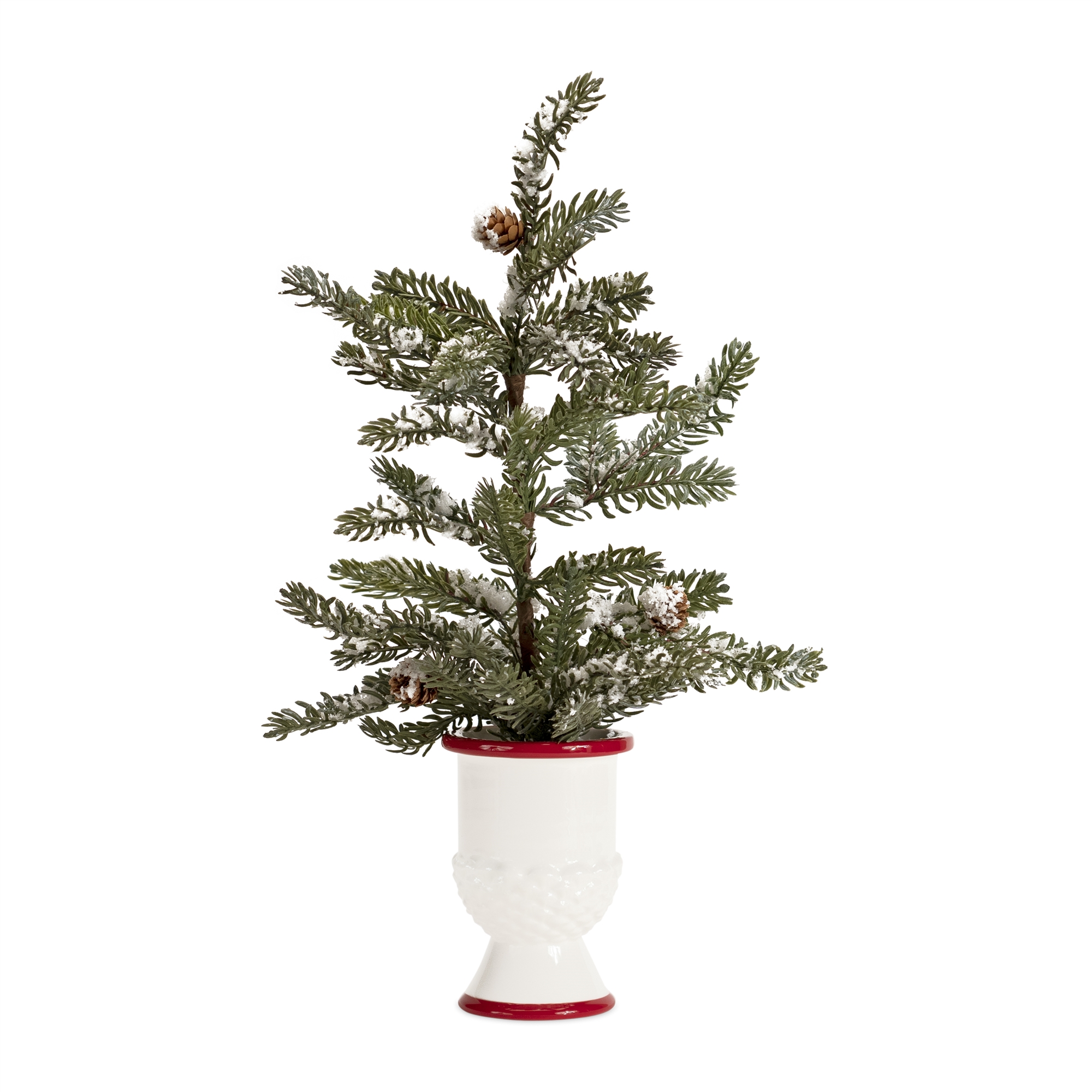 Potted Tree w/Snow (Set of 2) 20