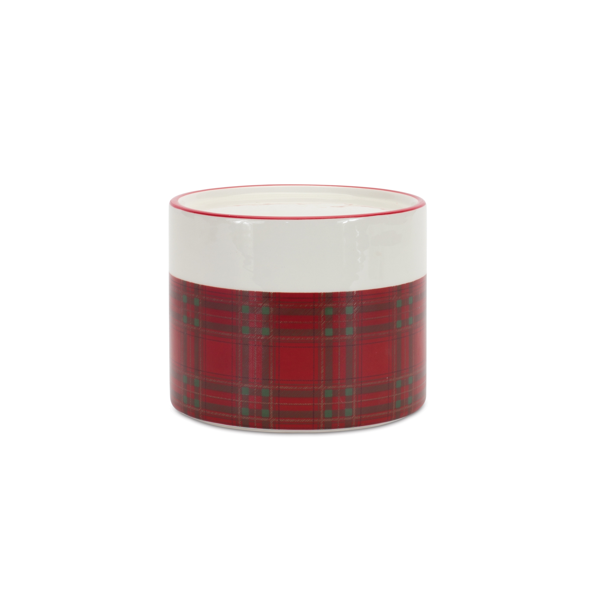 Plaid Candle Holder (Set of 2) 3.75