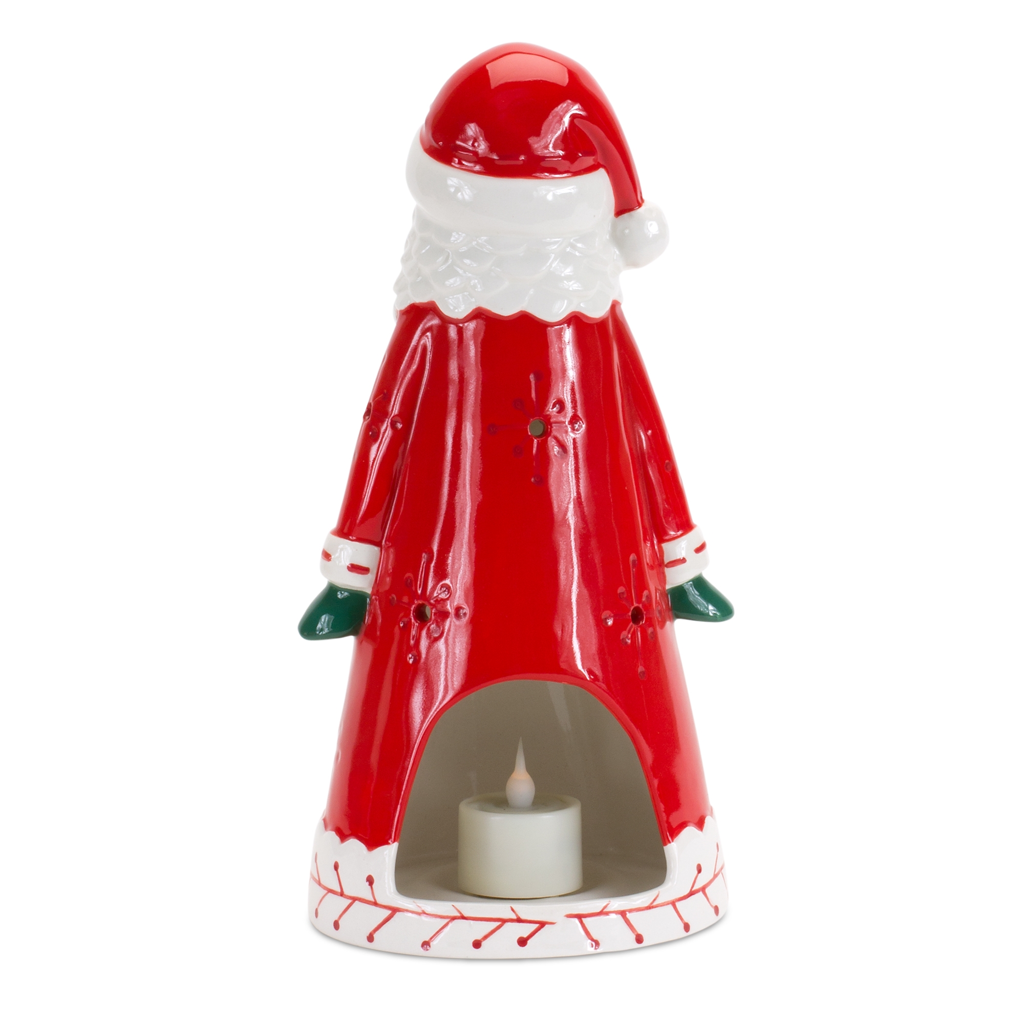 Santa Tea Light 10.25