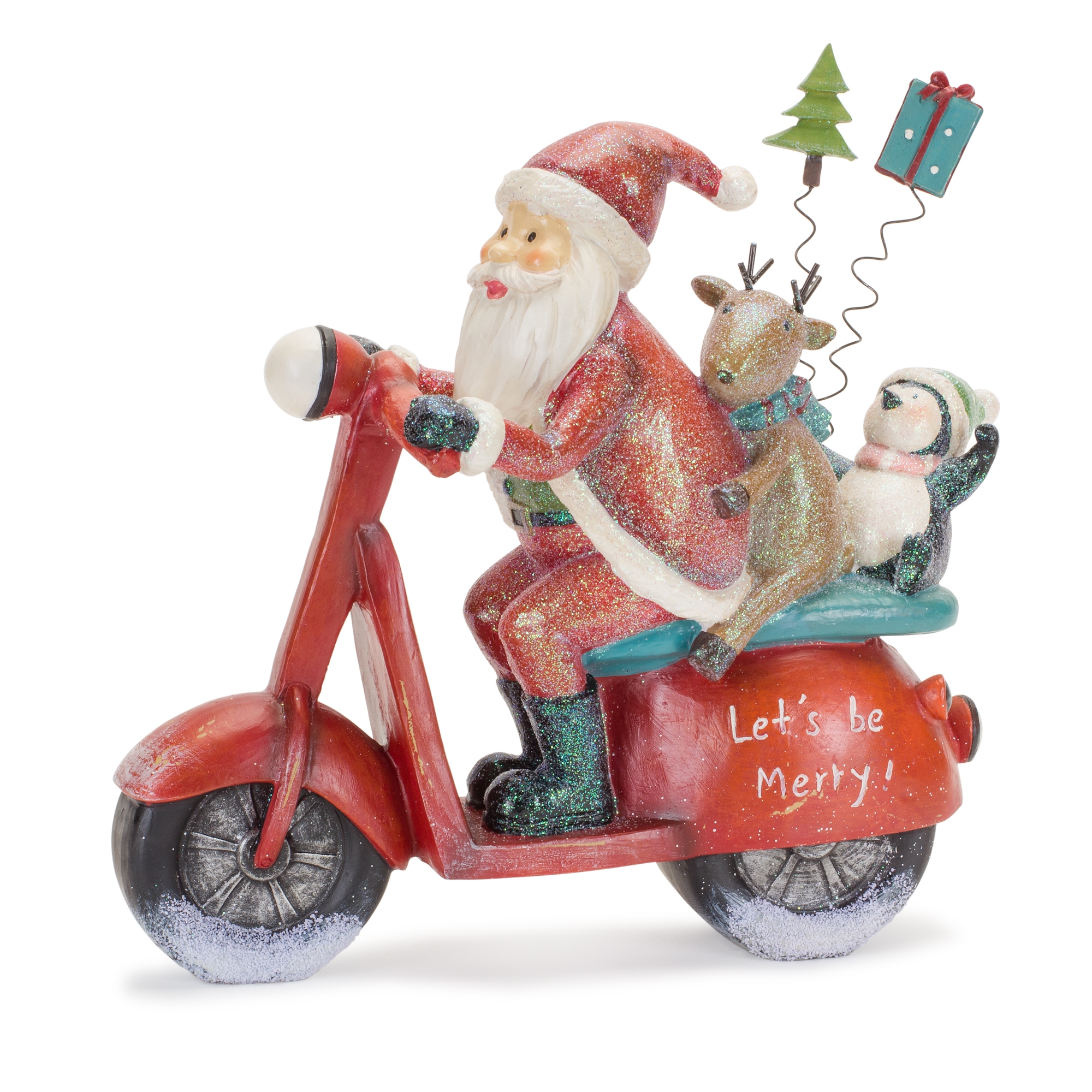 Santa on Scooter 9.75