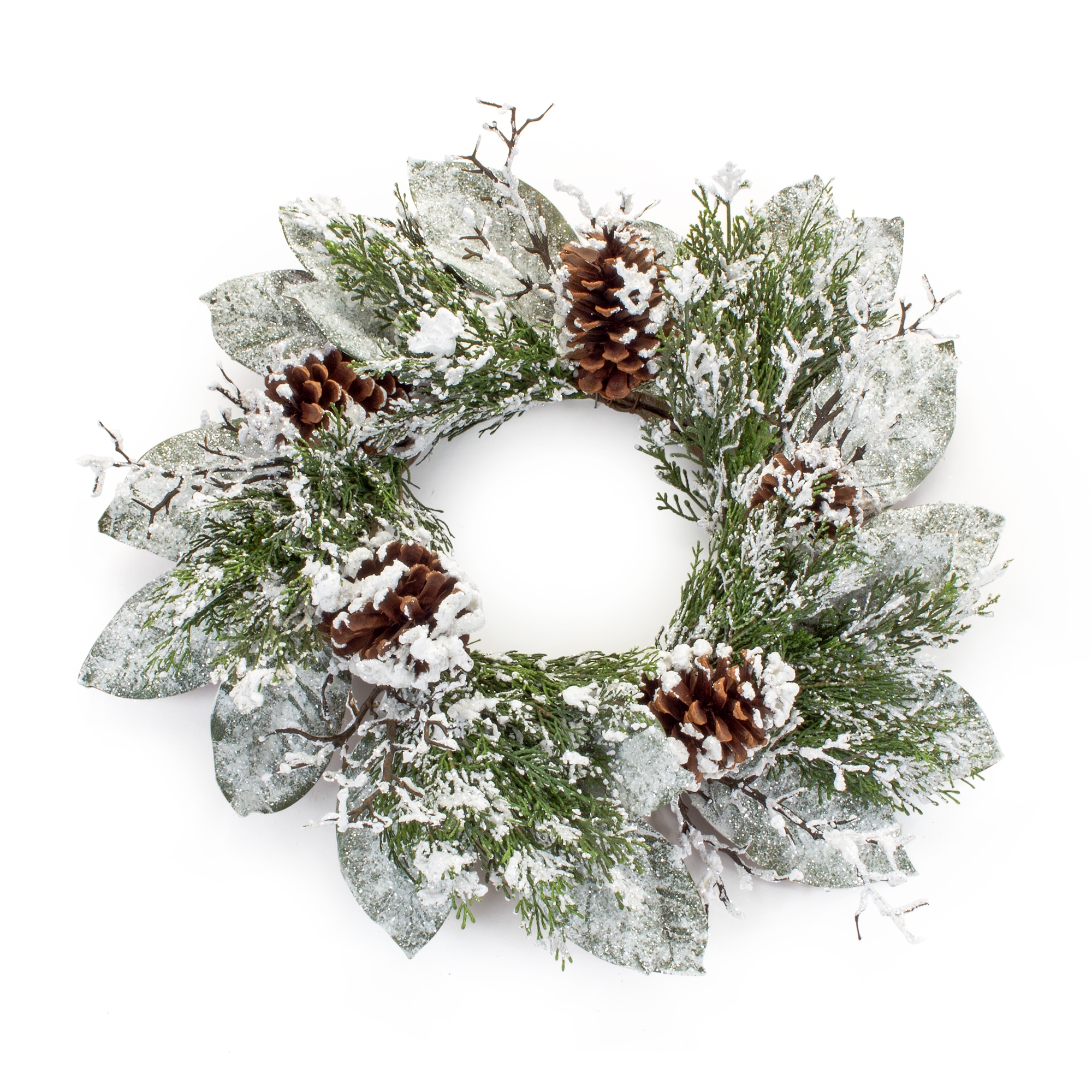 Cedar/Pine/Magnolia Leaf Wreath 24