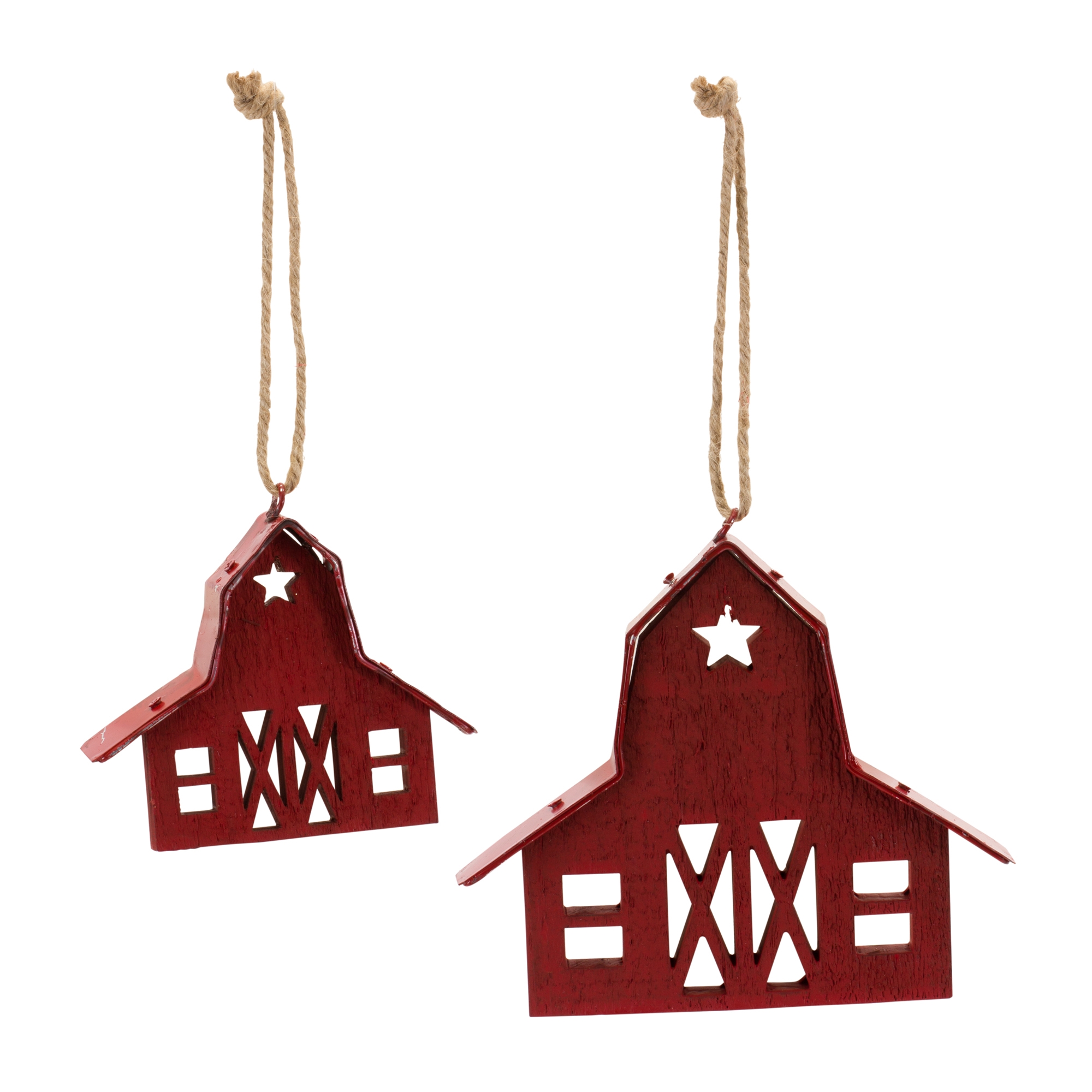 Barn Ornament (Set of 24) 3