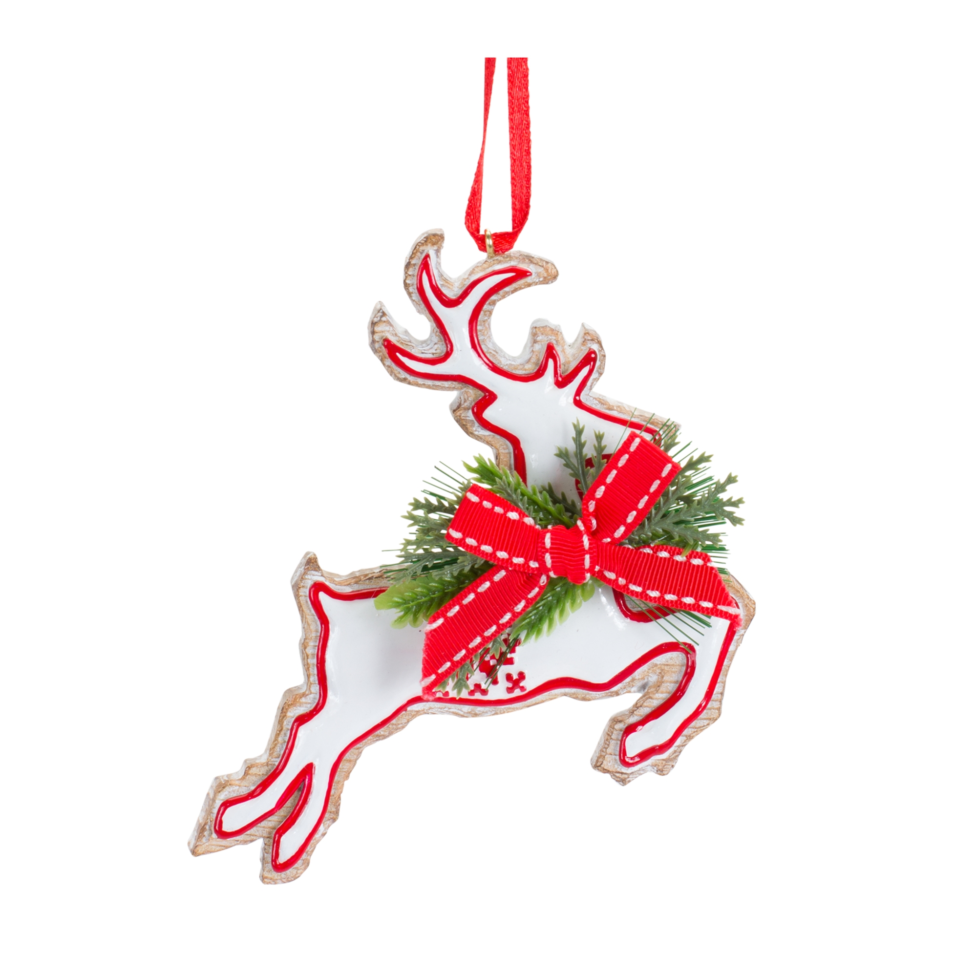 Snowman/Tree/Deer Ornament (Set of 6) 4.25