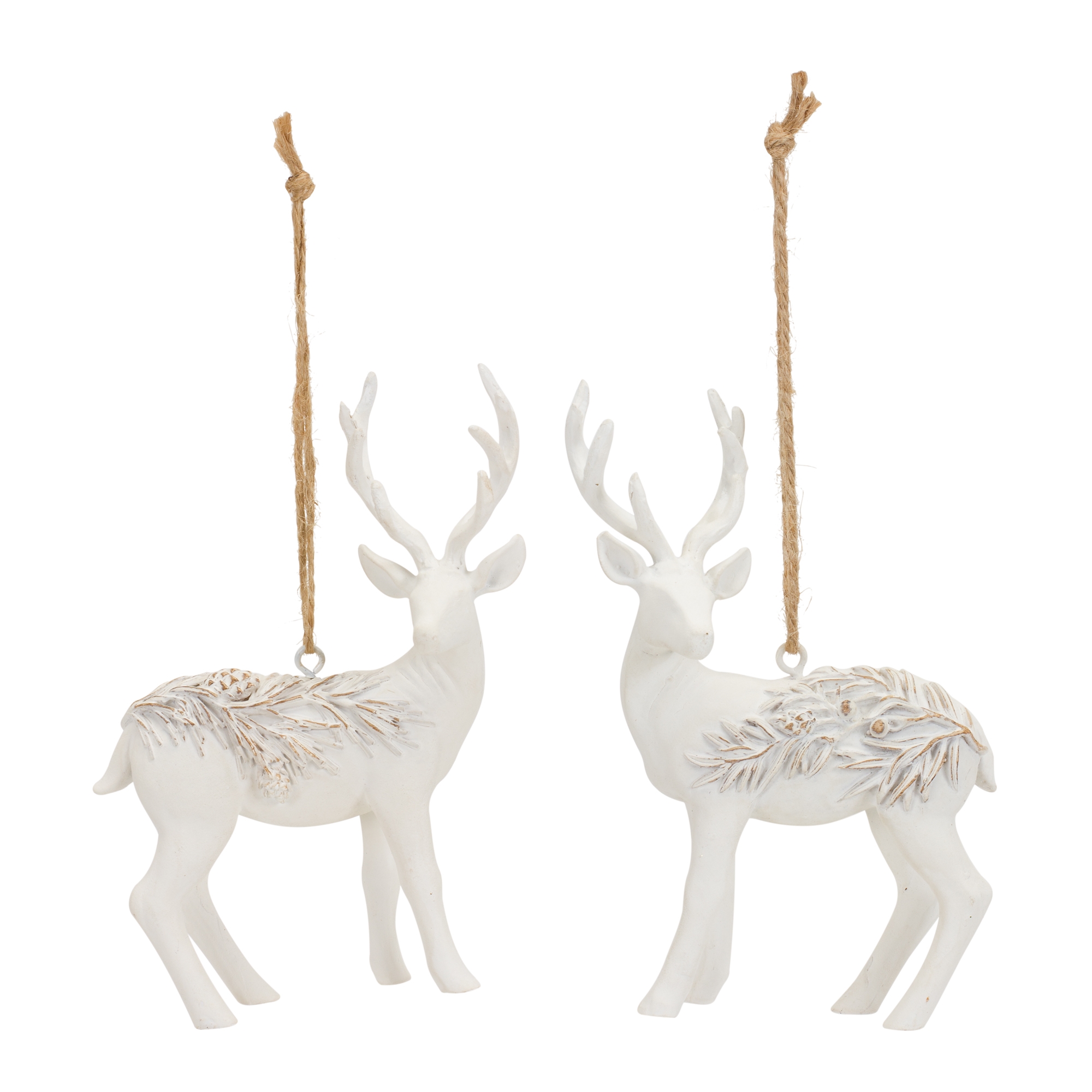 Deer Ornament (Set of 6) 3.25