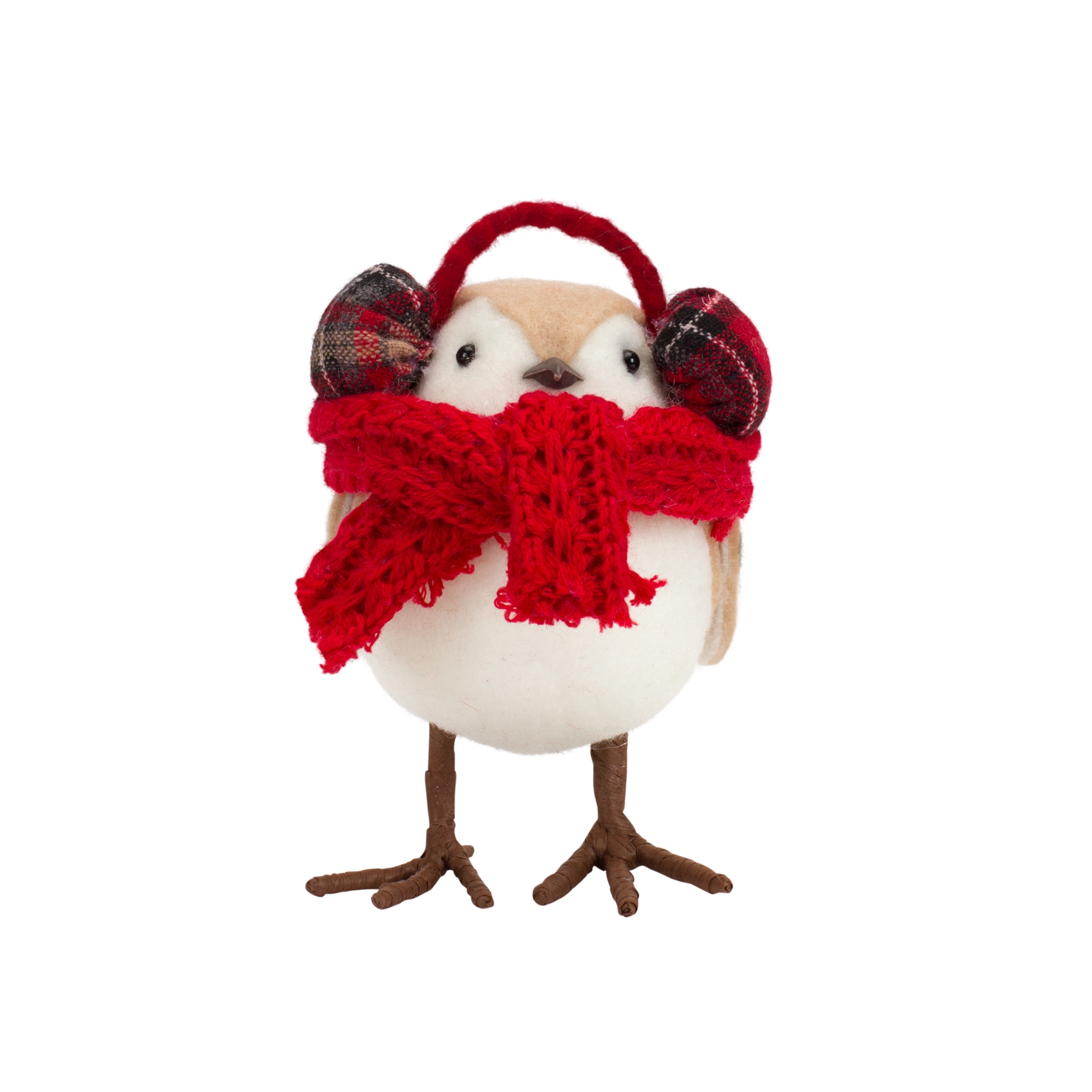 Bird w/Scarf and Hat (Set of 12) 5.25