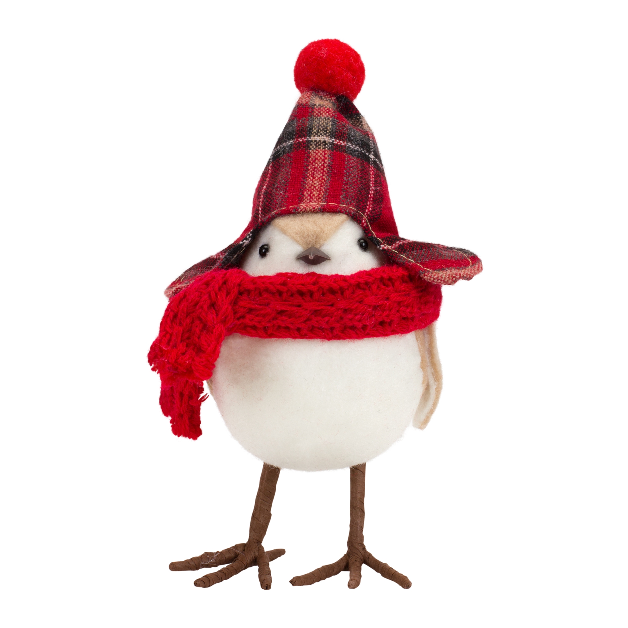 Bird w/Scarf and Hat (Set of 12) 5.25