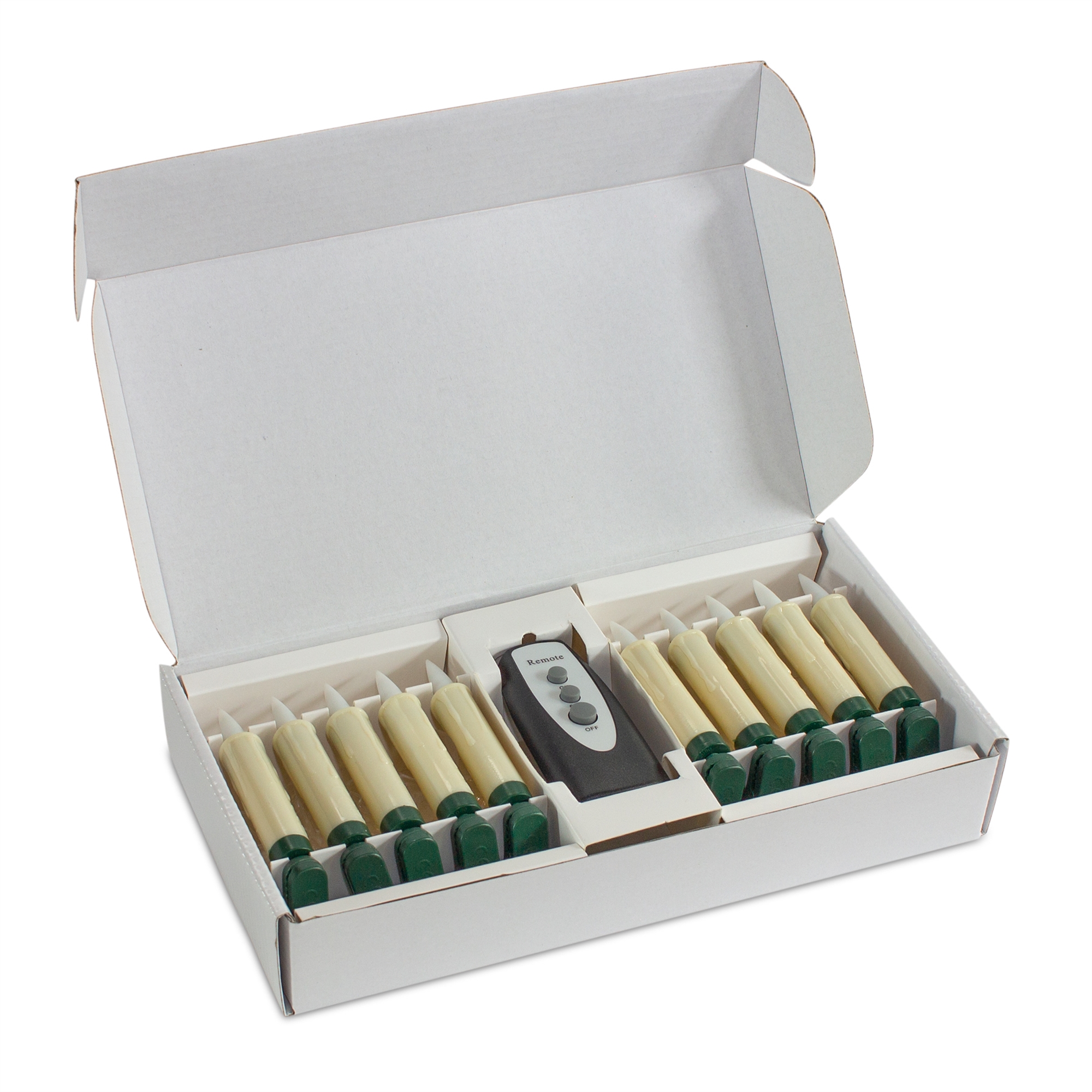 FIA Flame Candle Clip/Suction Cup/Holder (Set of 10) w/Remote 4