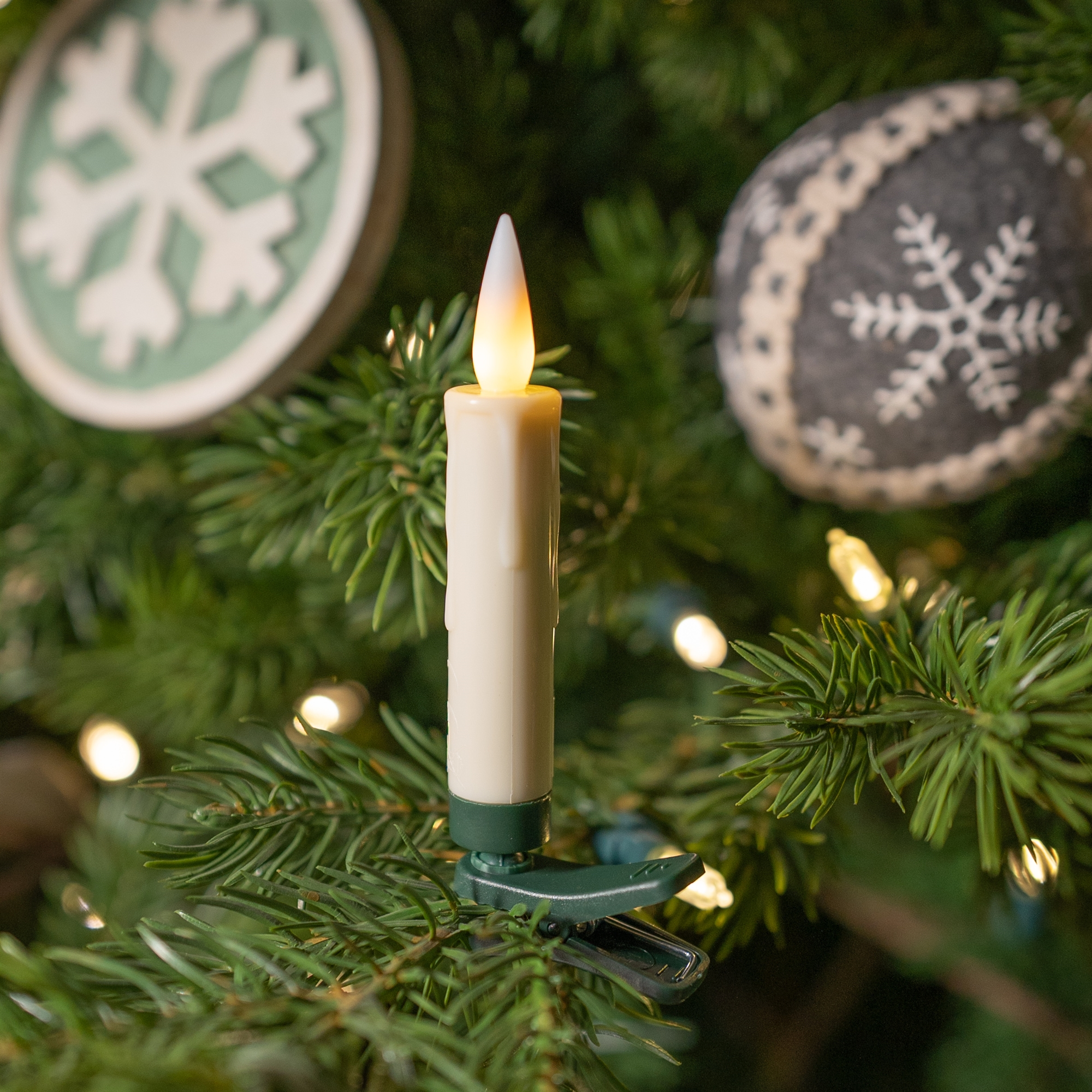 FIA Flame Candle Clip/Suction Cup/Holder (Set of 10) w/Remote 4