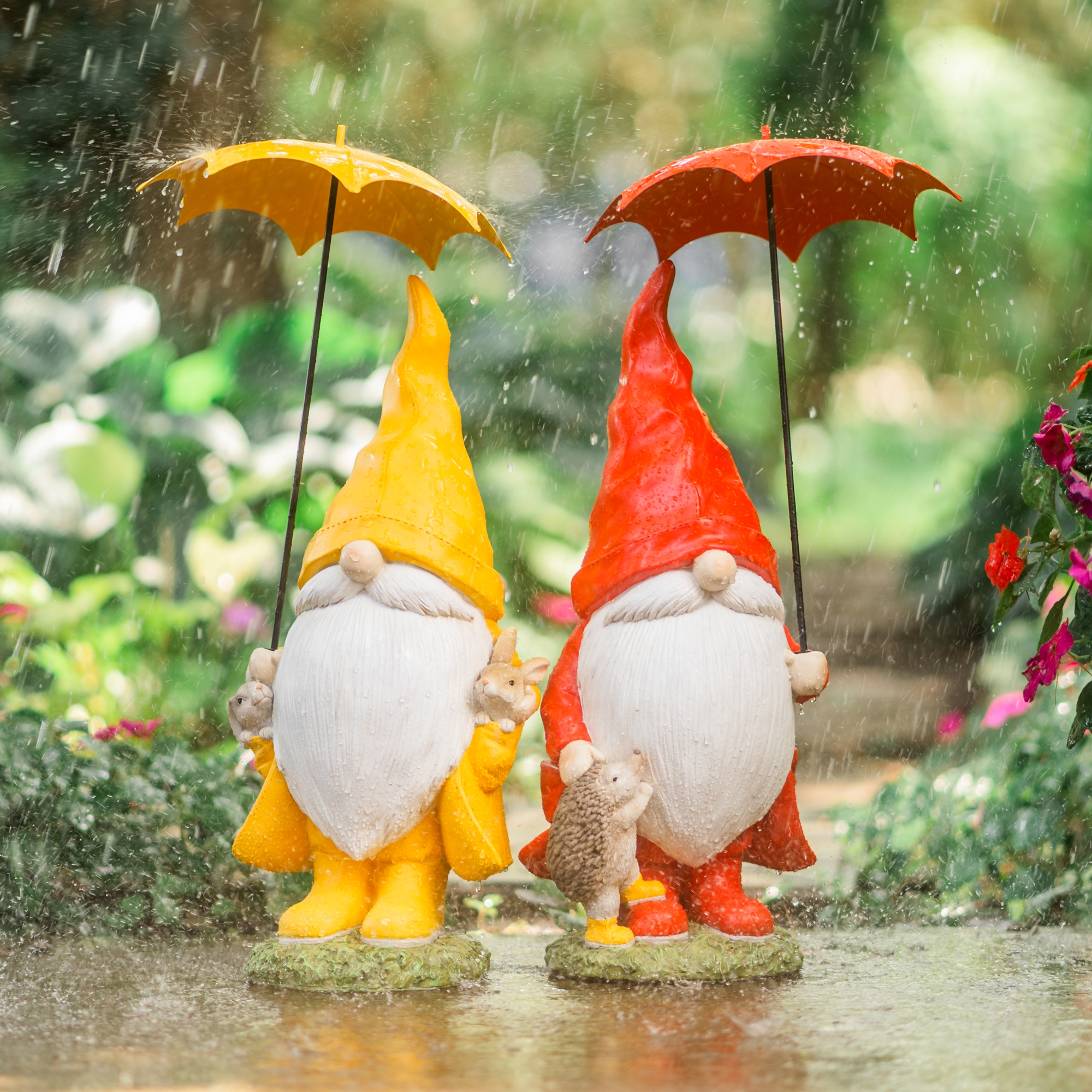 Garden Gnome w/Umbrella (Set of 2) 21