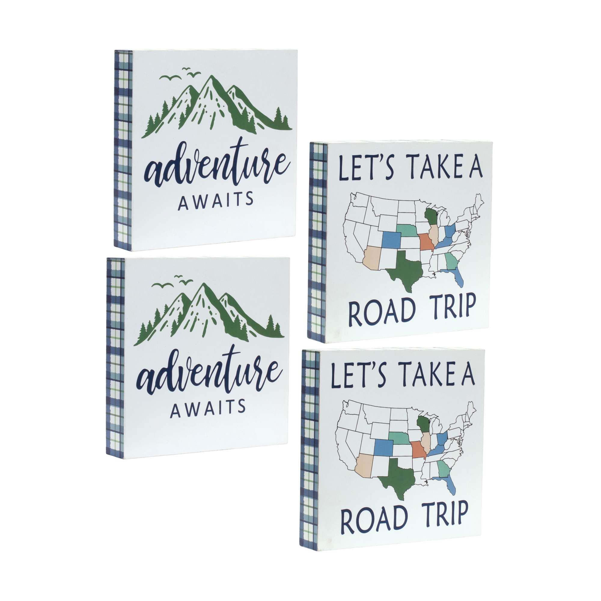 Adventure Sign (Set of 4) 8