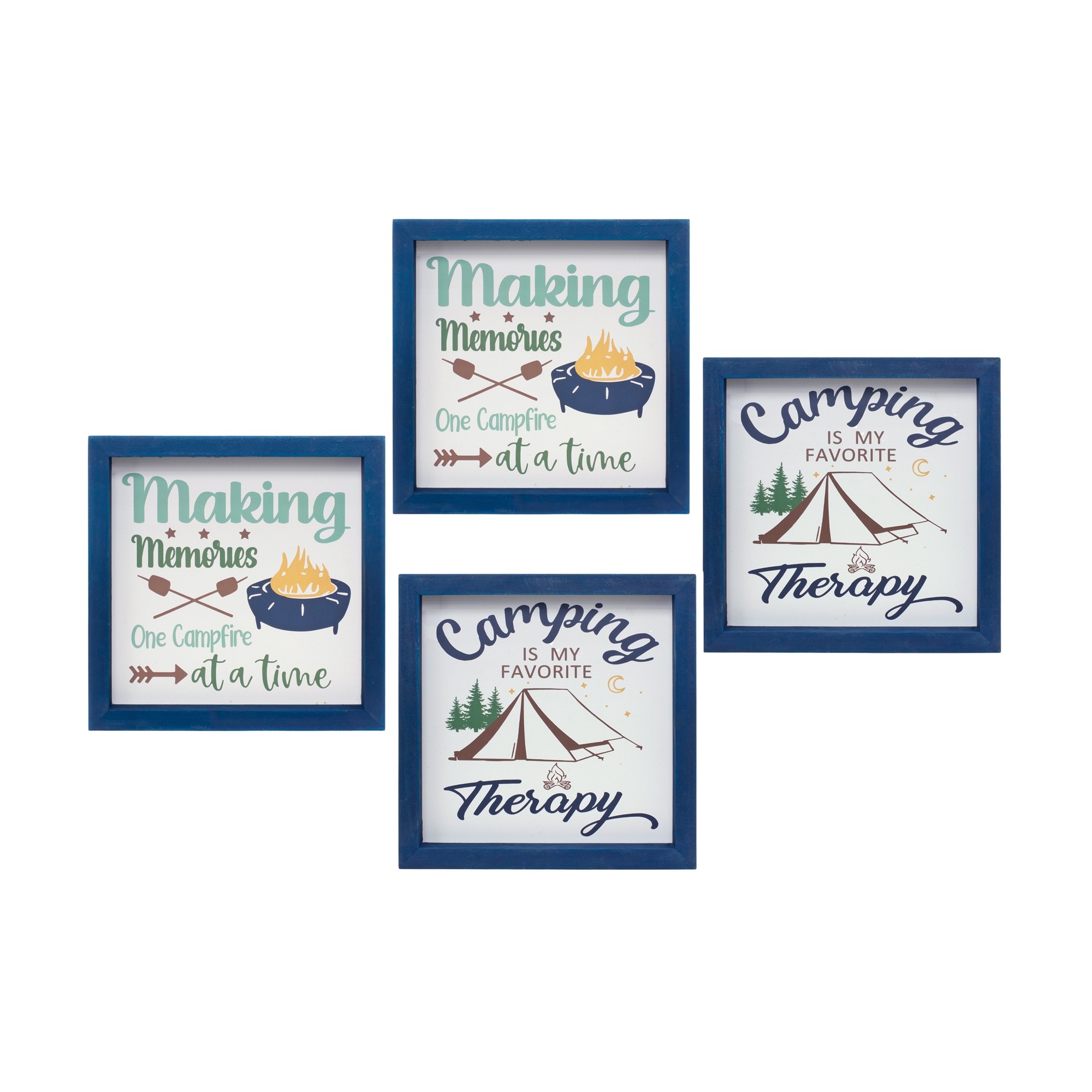 Camping Sign (Set of 4) 10