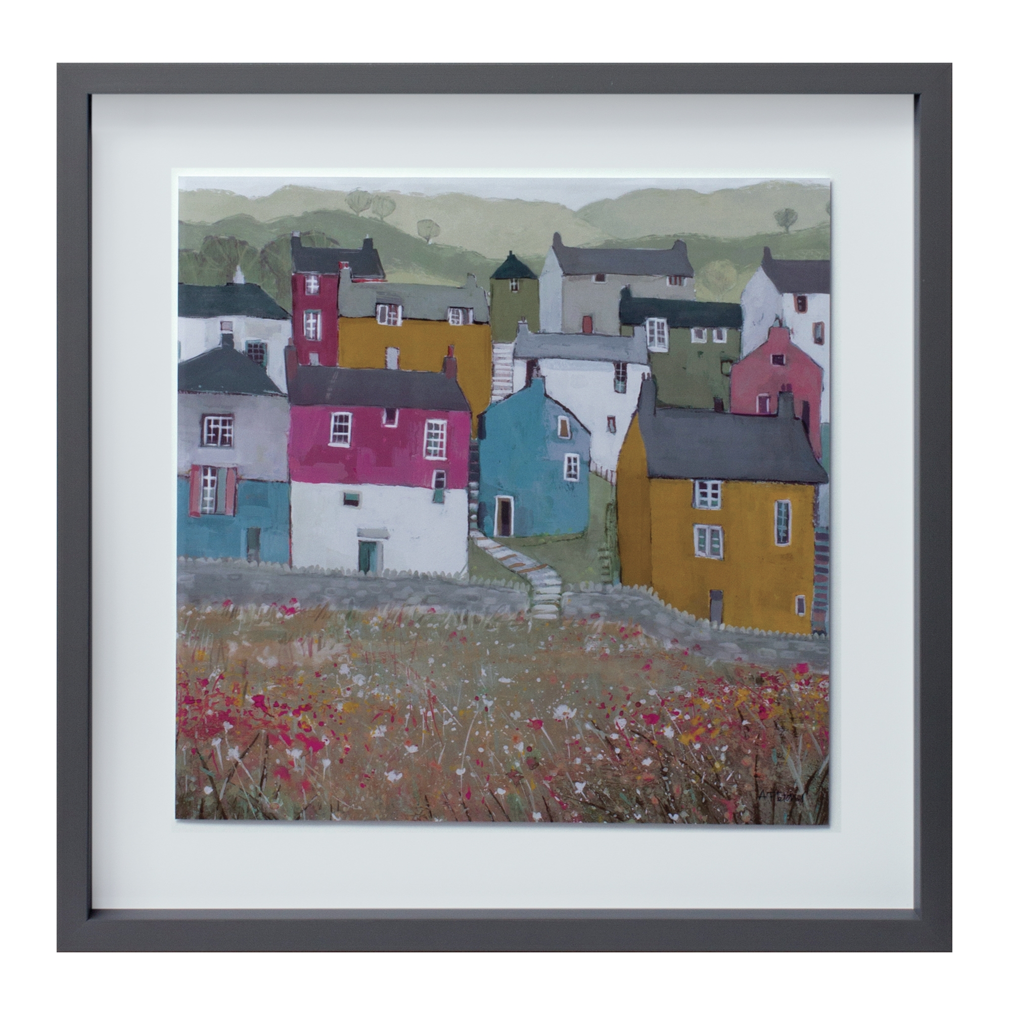 Framed House Print (Set of 2) 15.5