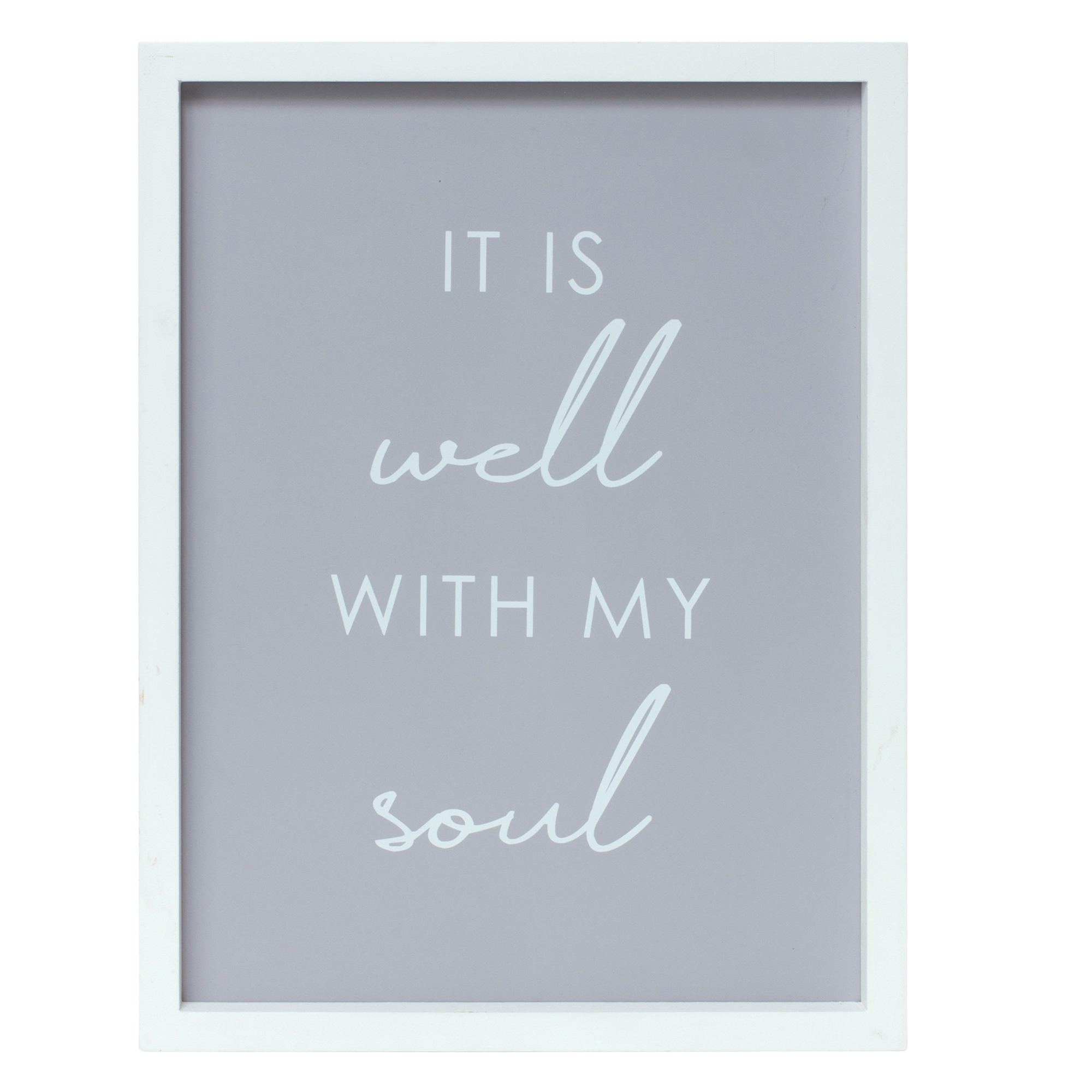 It Is Well and Thank You Plaque (Set of 2) 11.75