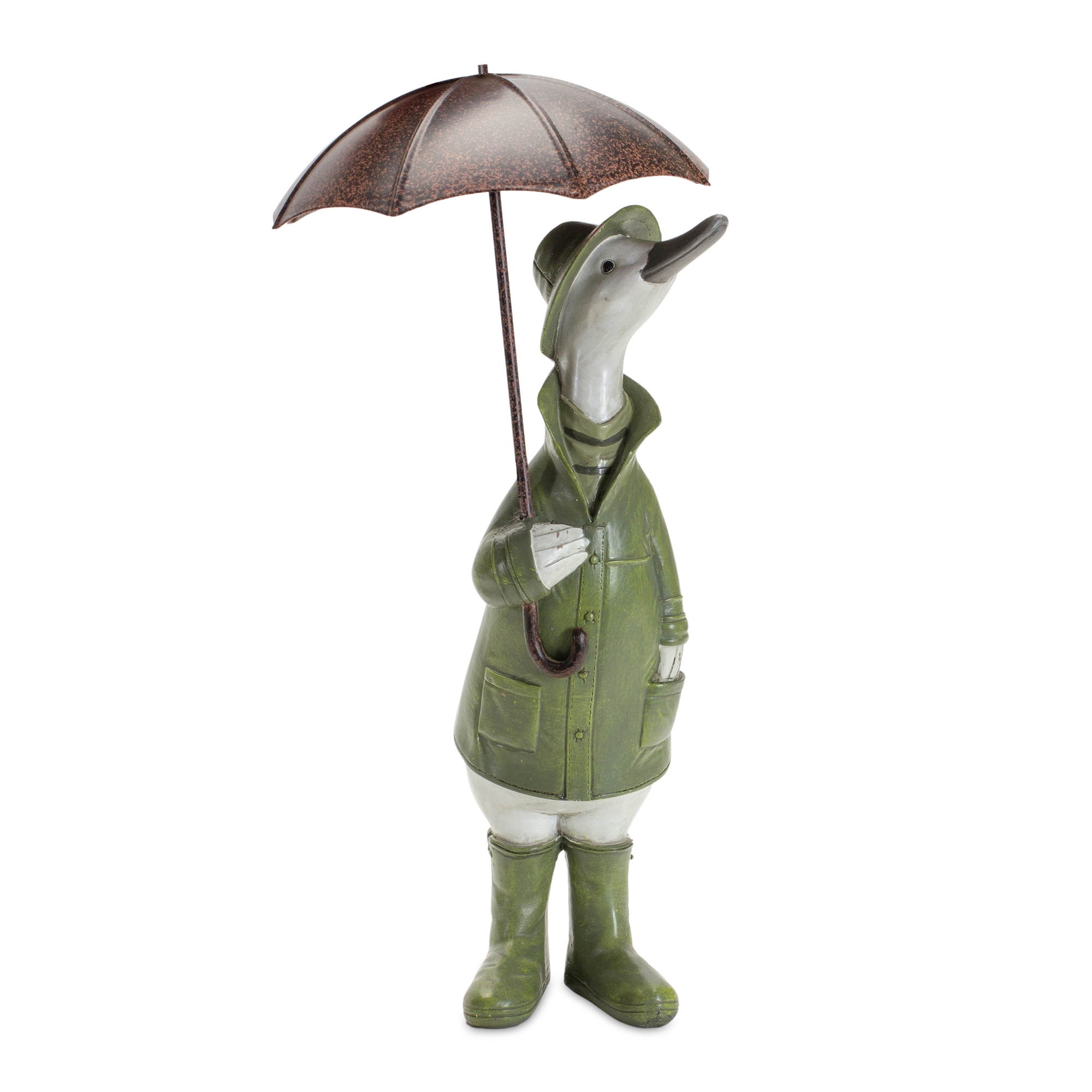 Duck w/Umbrella (Set of 2) 11.75