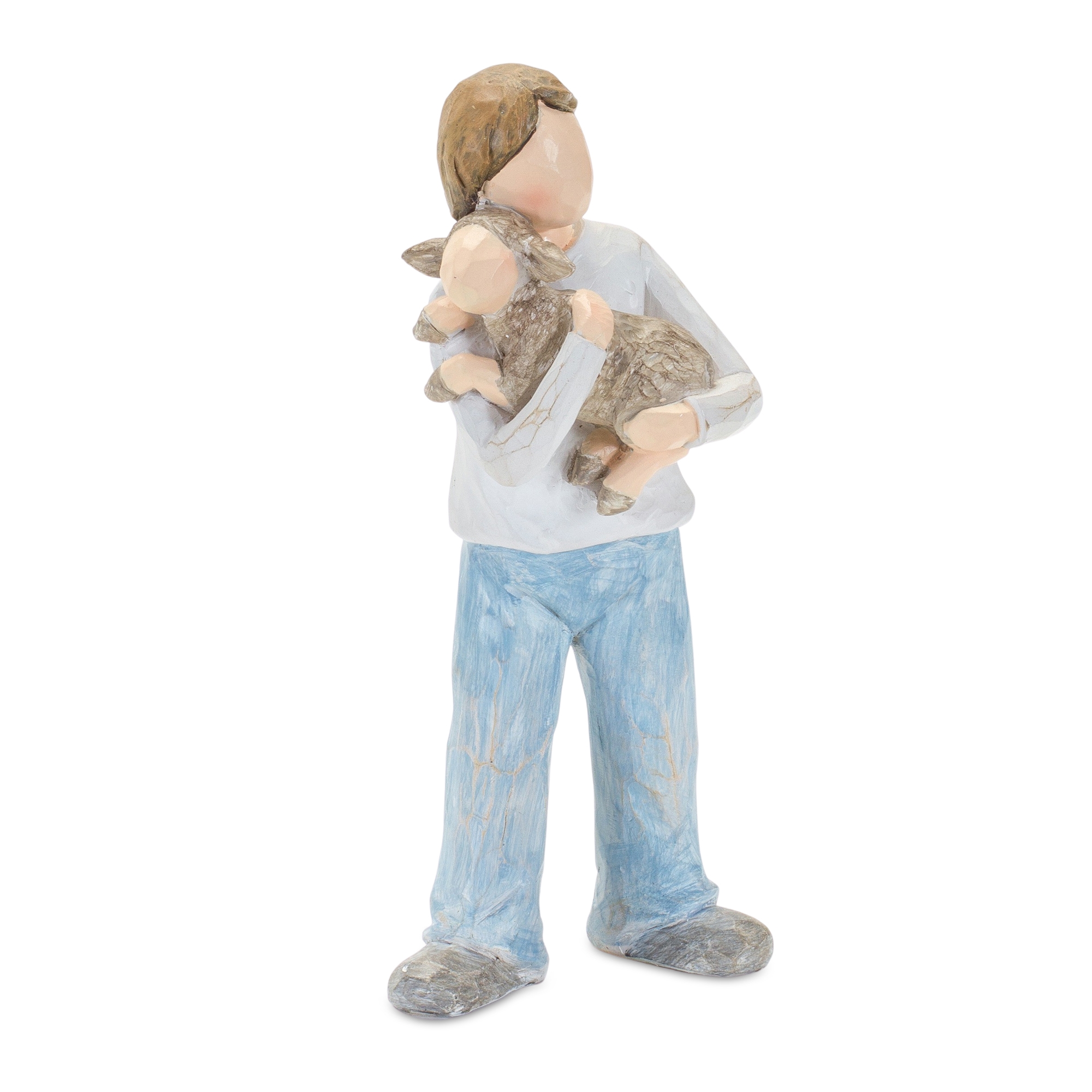 Boy with Animal (Set of 3) 5.25