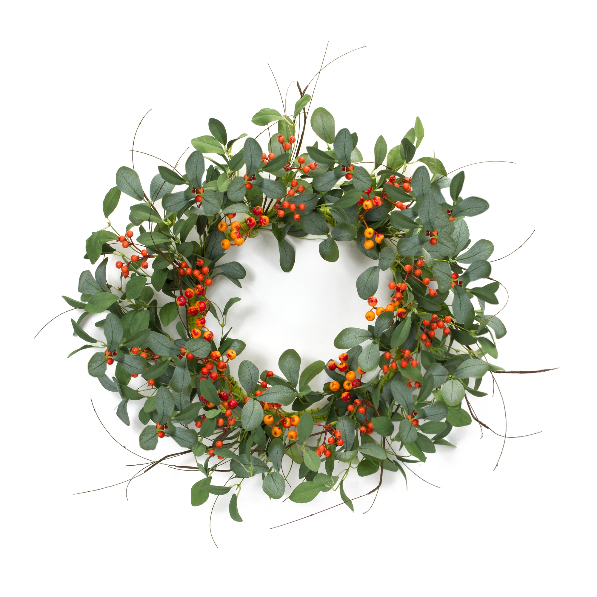 Foliage and Berry Wreath 21