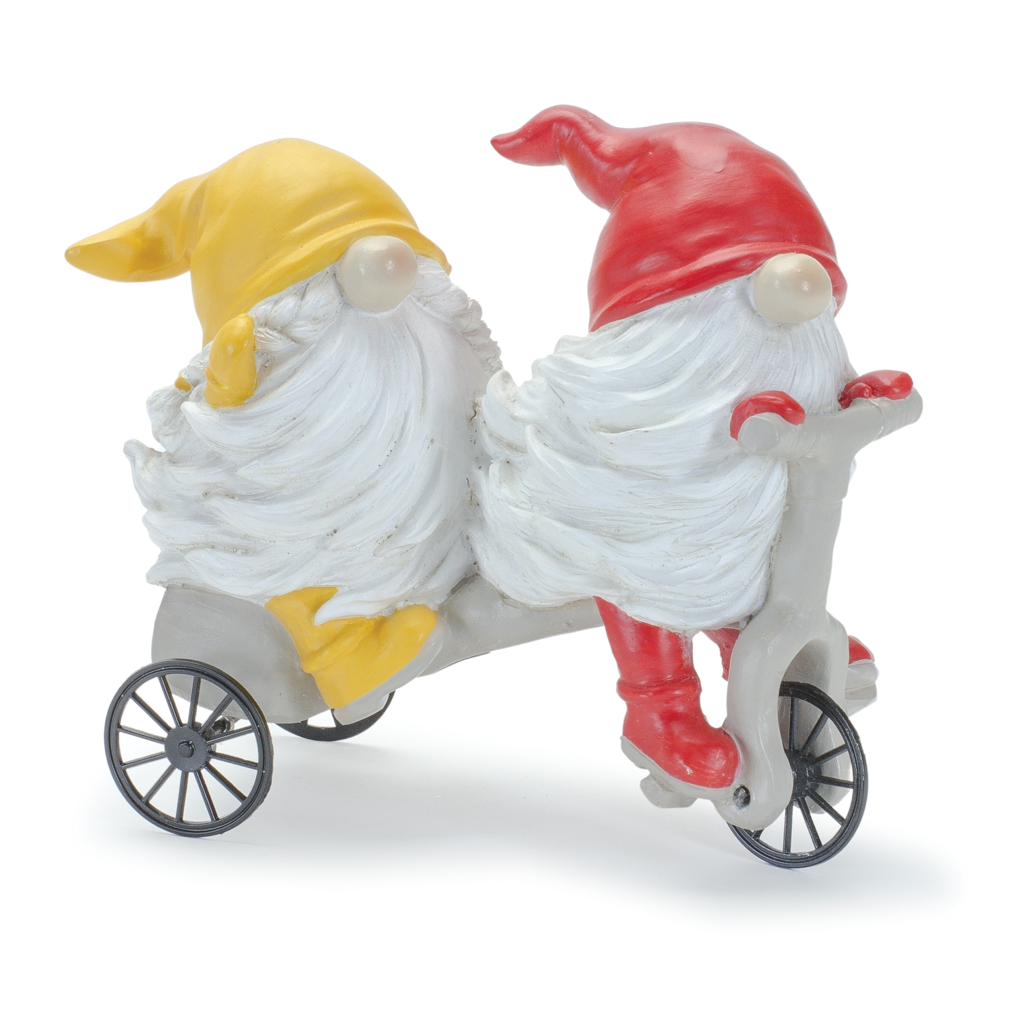 Gnome w/Scooter and Wheelbarrow (Set of 4) 5