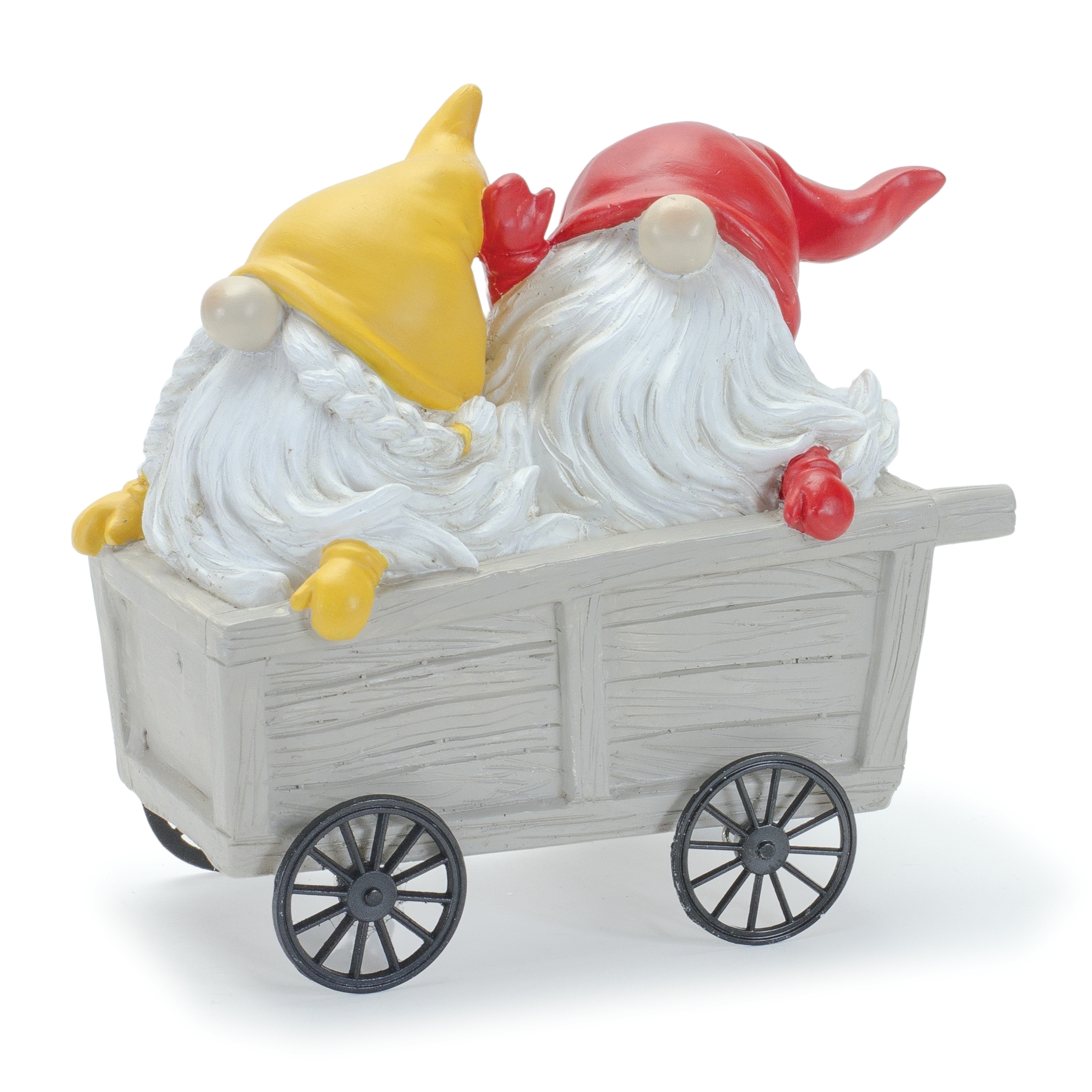 Gnome w/Scooter and Wheelbarrow (Set of 4) 5
