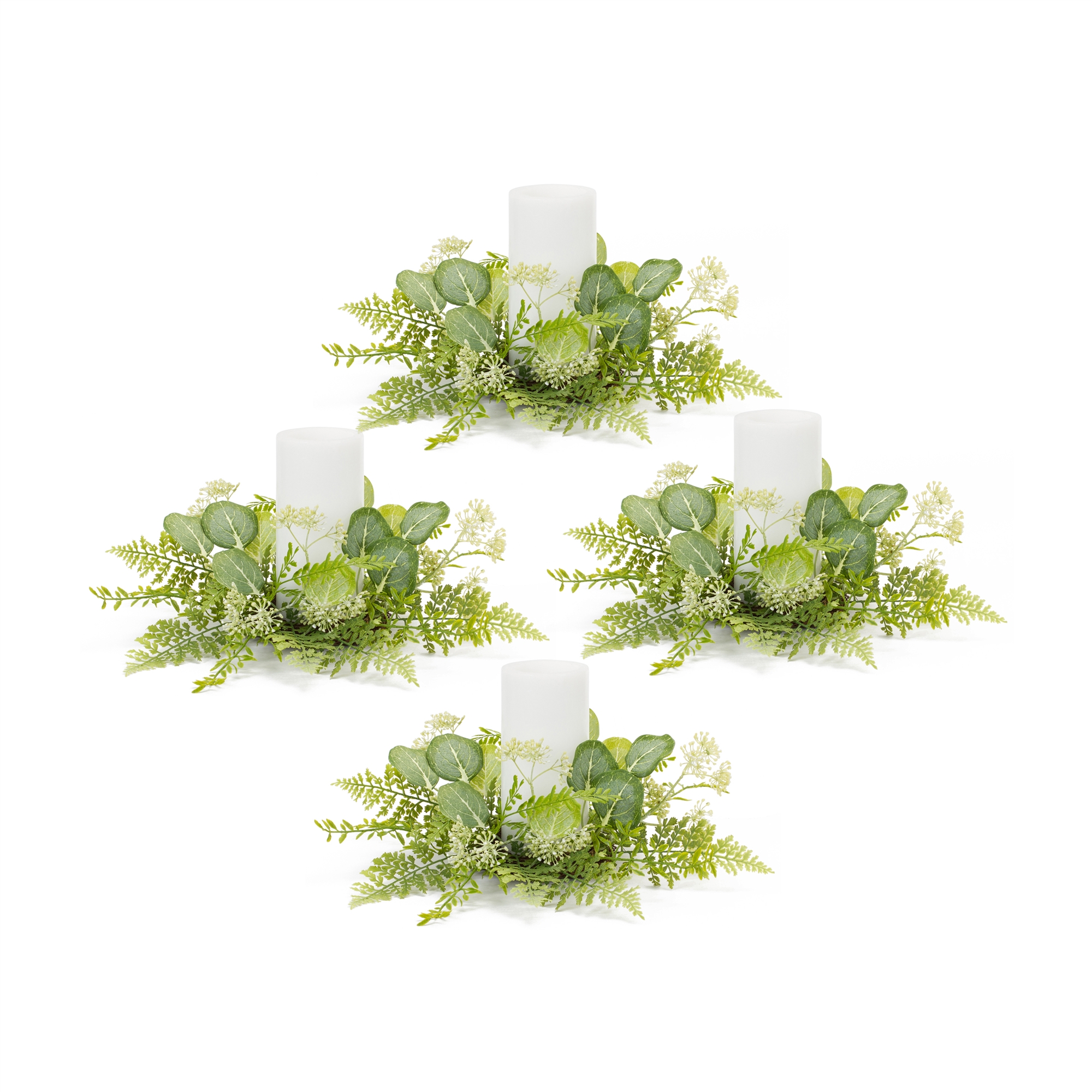 Foliage Candle Ring (Set of 4) 18