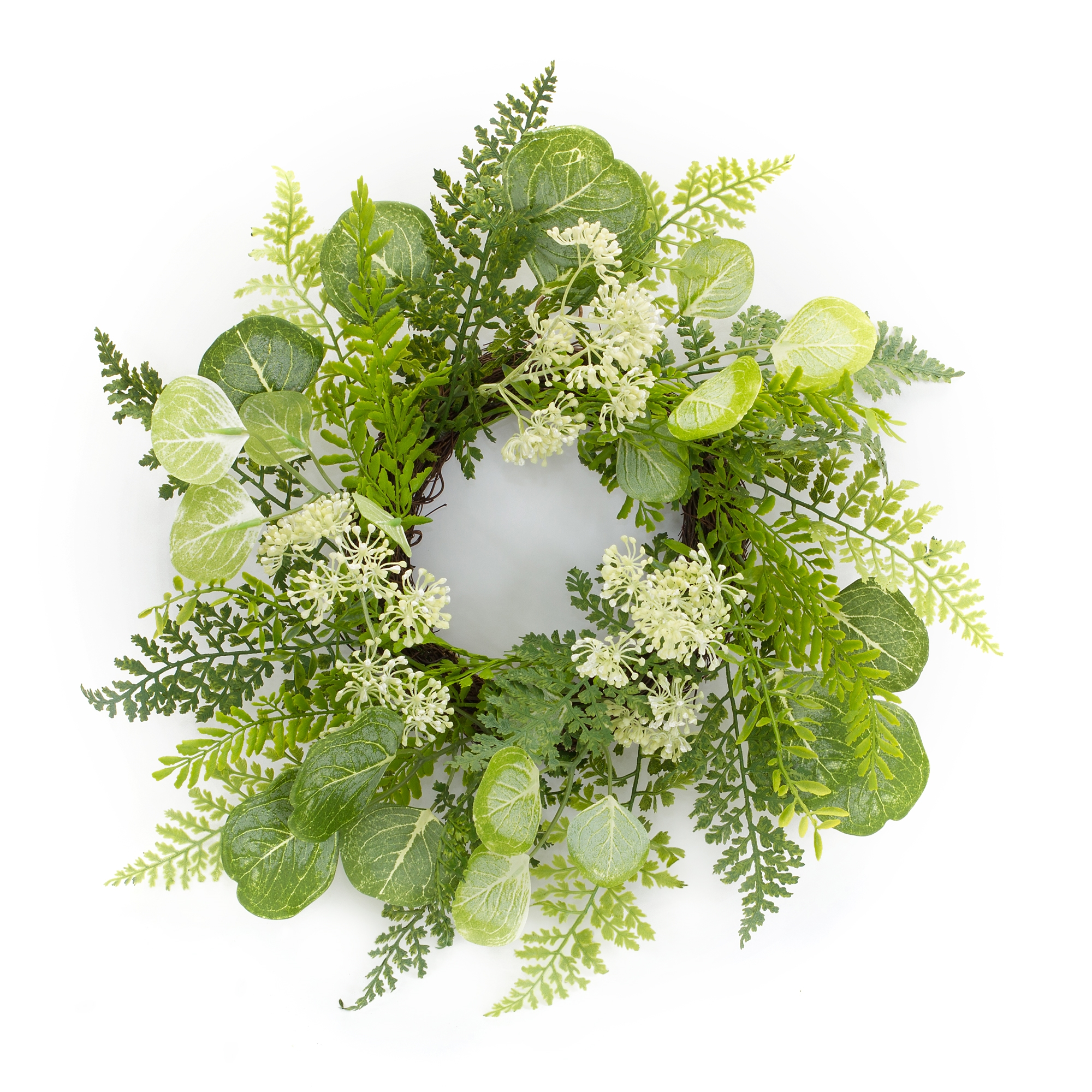 Queen Anne and Foliage Wreath 18