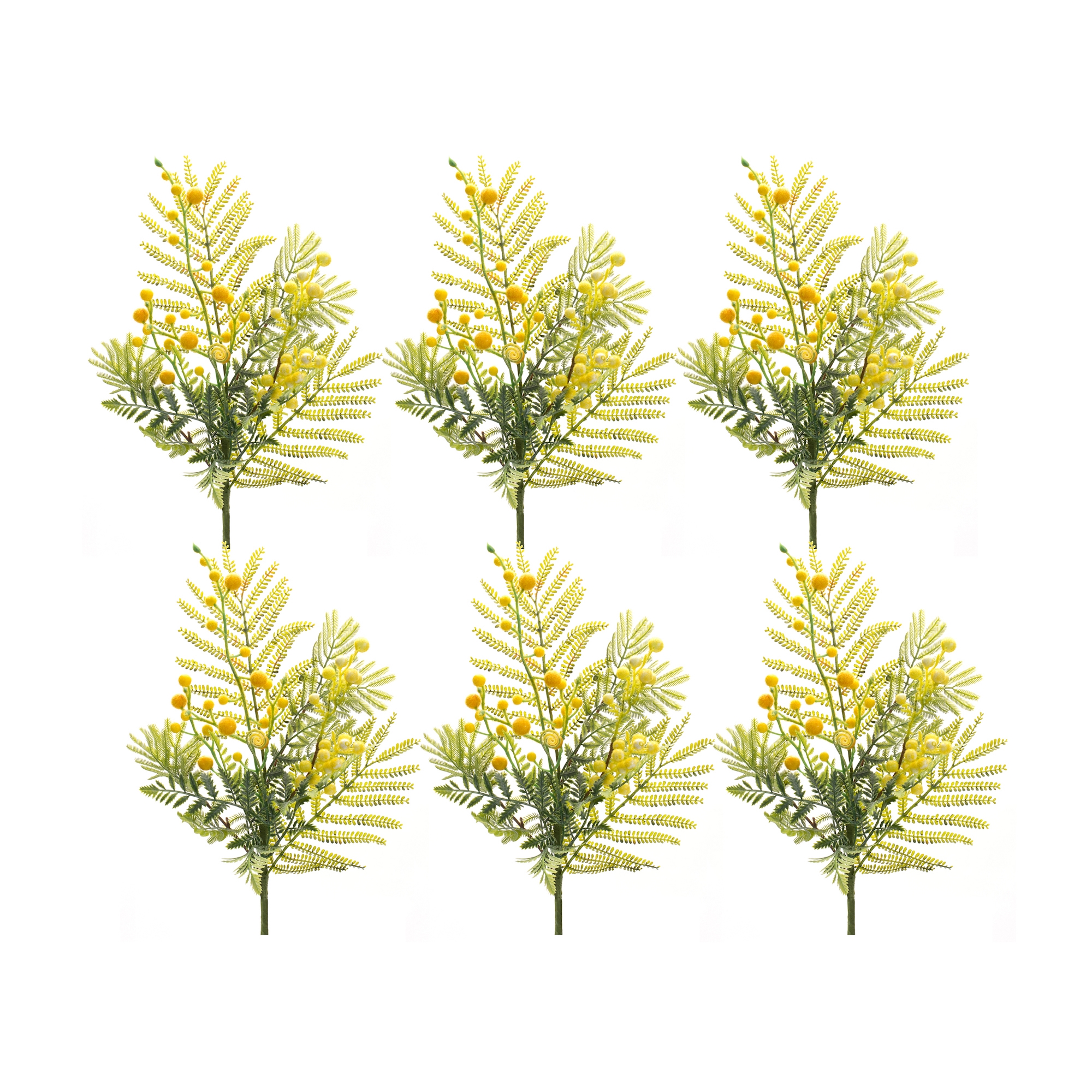 Mimosa Spray (Set of 6) 21.5