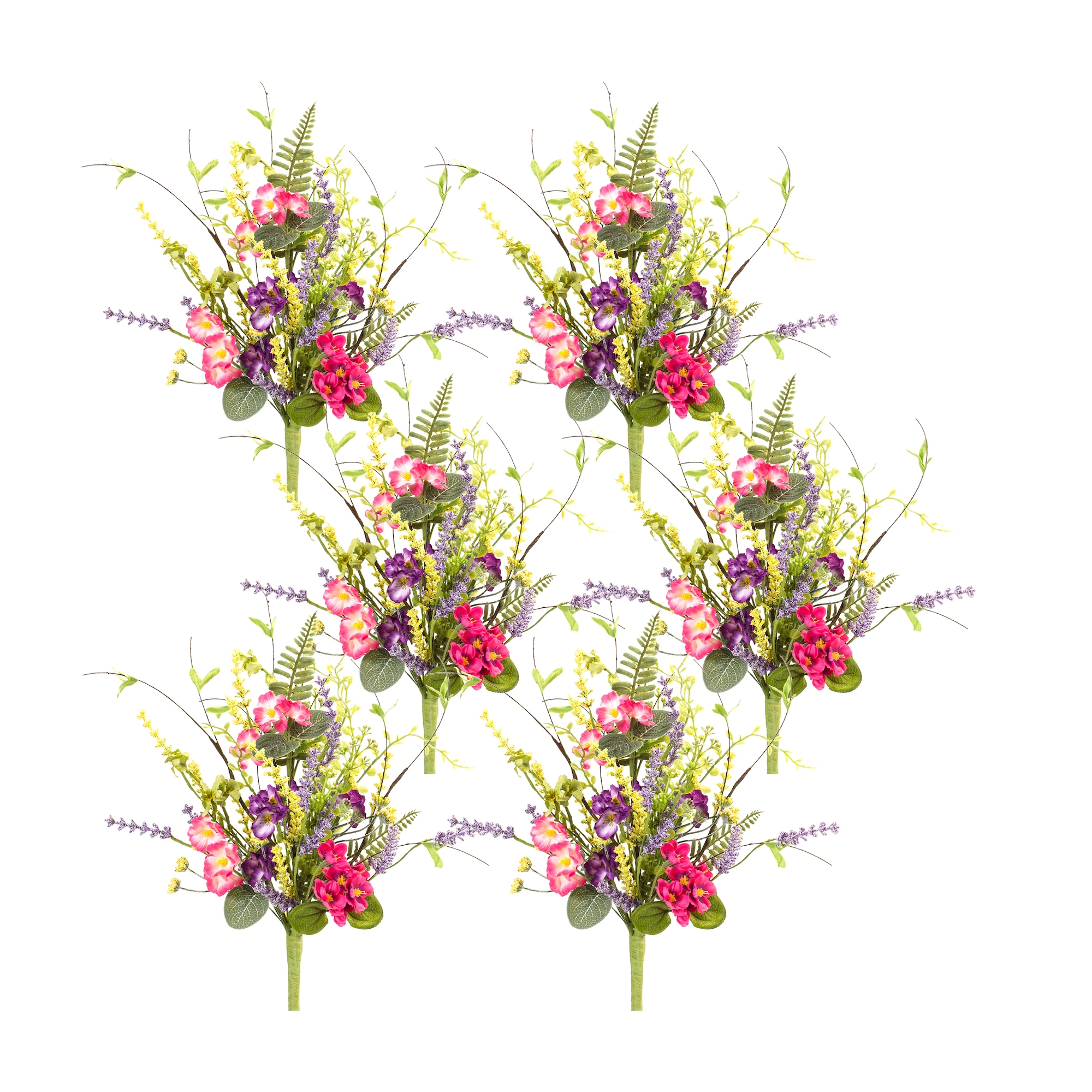 Mixed Floral Bush (Set of 6) 21