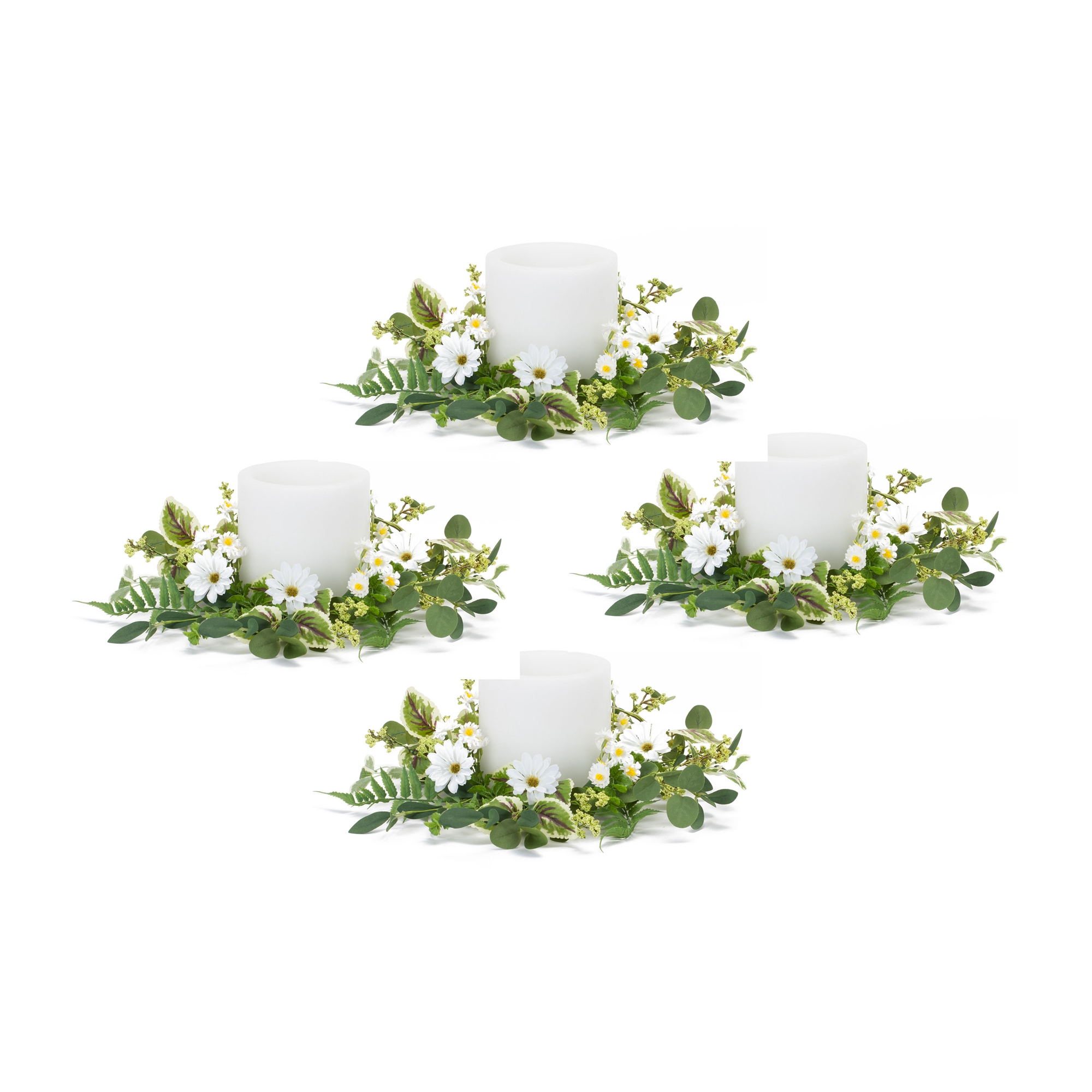 Mixed Floral Wreath (Set of 4) 17