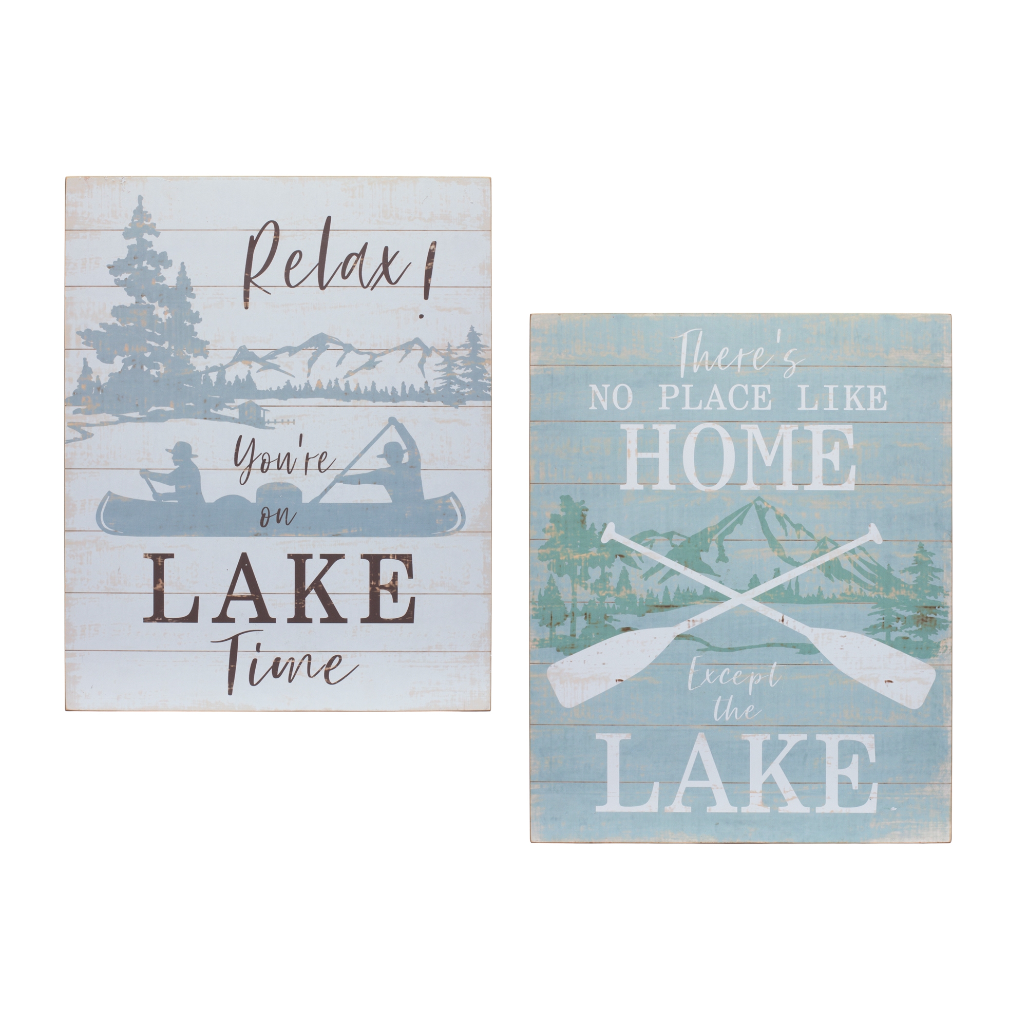 Lake Sign (Set of 2) 15.75