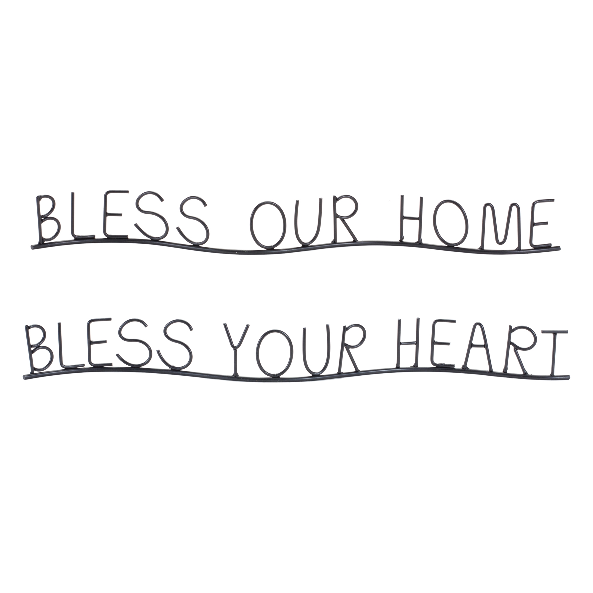 Bless Home and Heart (Set of 4) 20.25