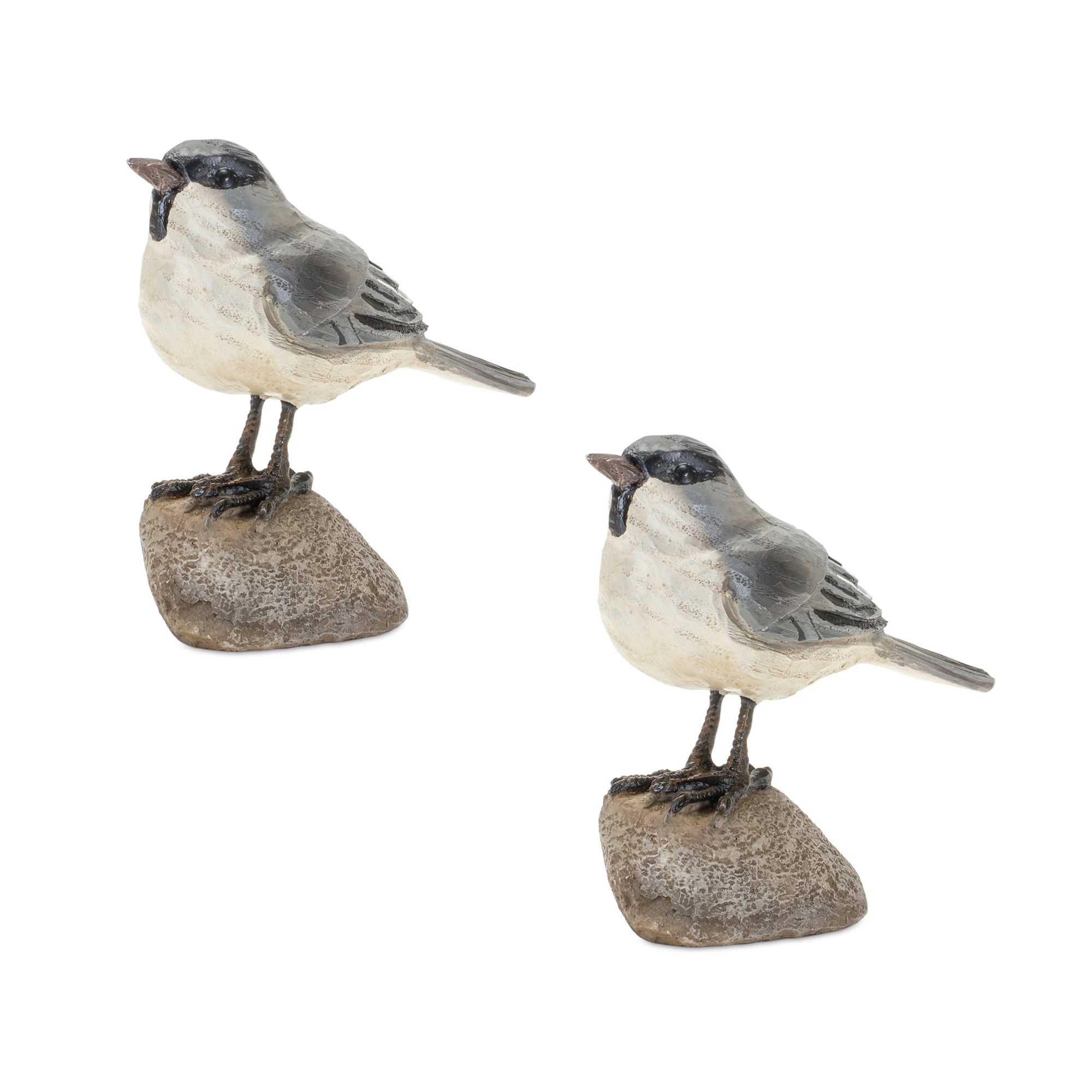 Bird on Rock (Set of 2) 3.75