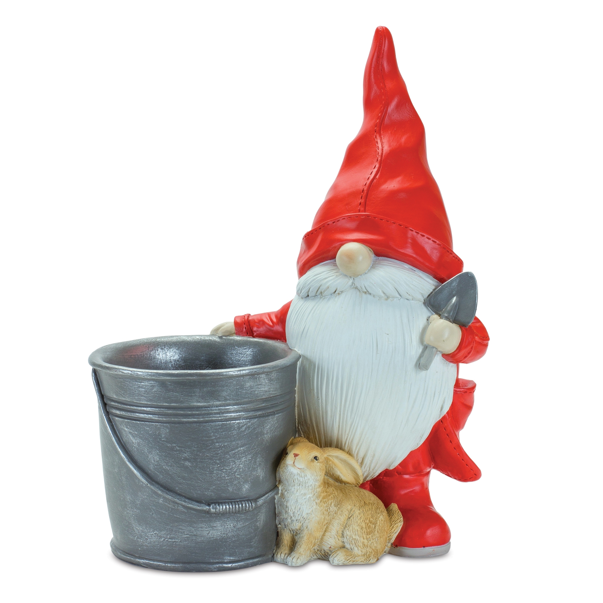 Gnome w/Pail and Bunny (Set of 2) 8.25