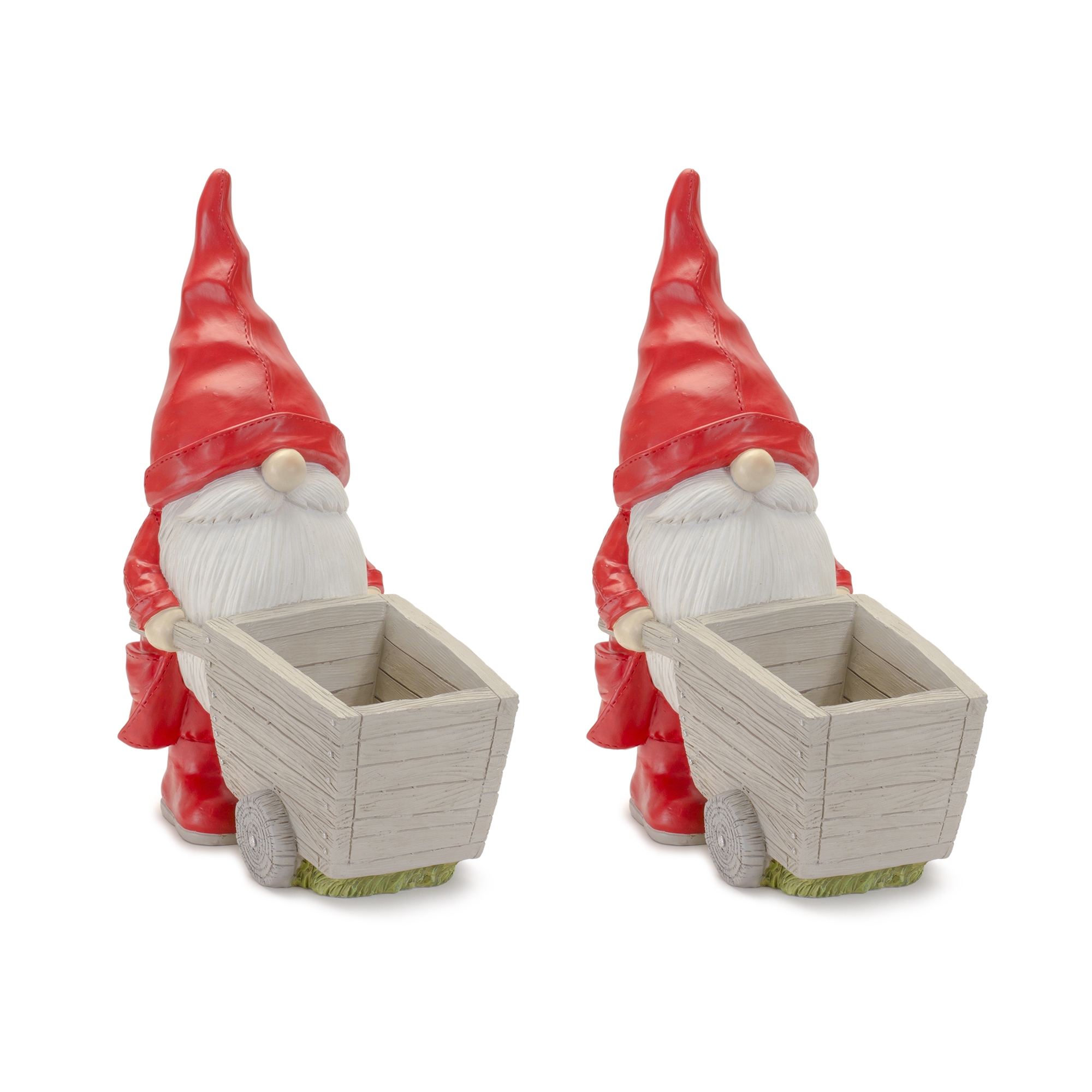 Gnome w/Wheel Barrow (Set of 2) 6.75