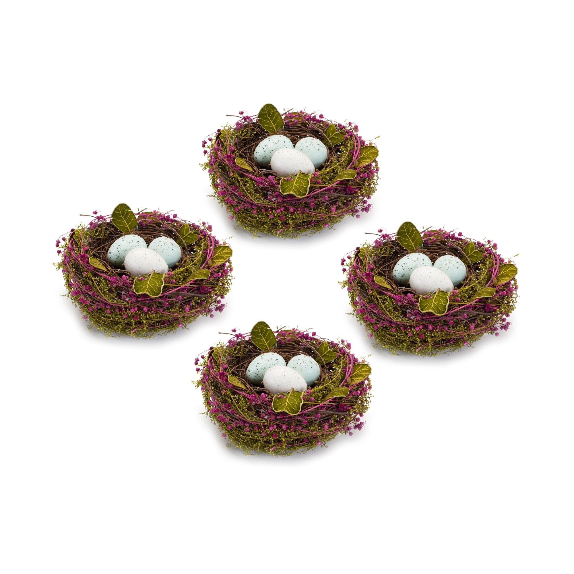 Nest with Eggs (Set of 4) 6.5
