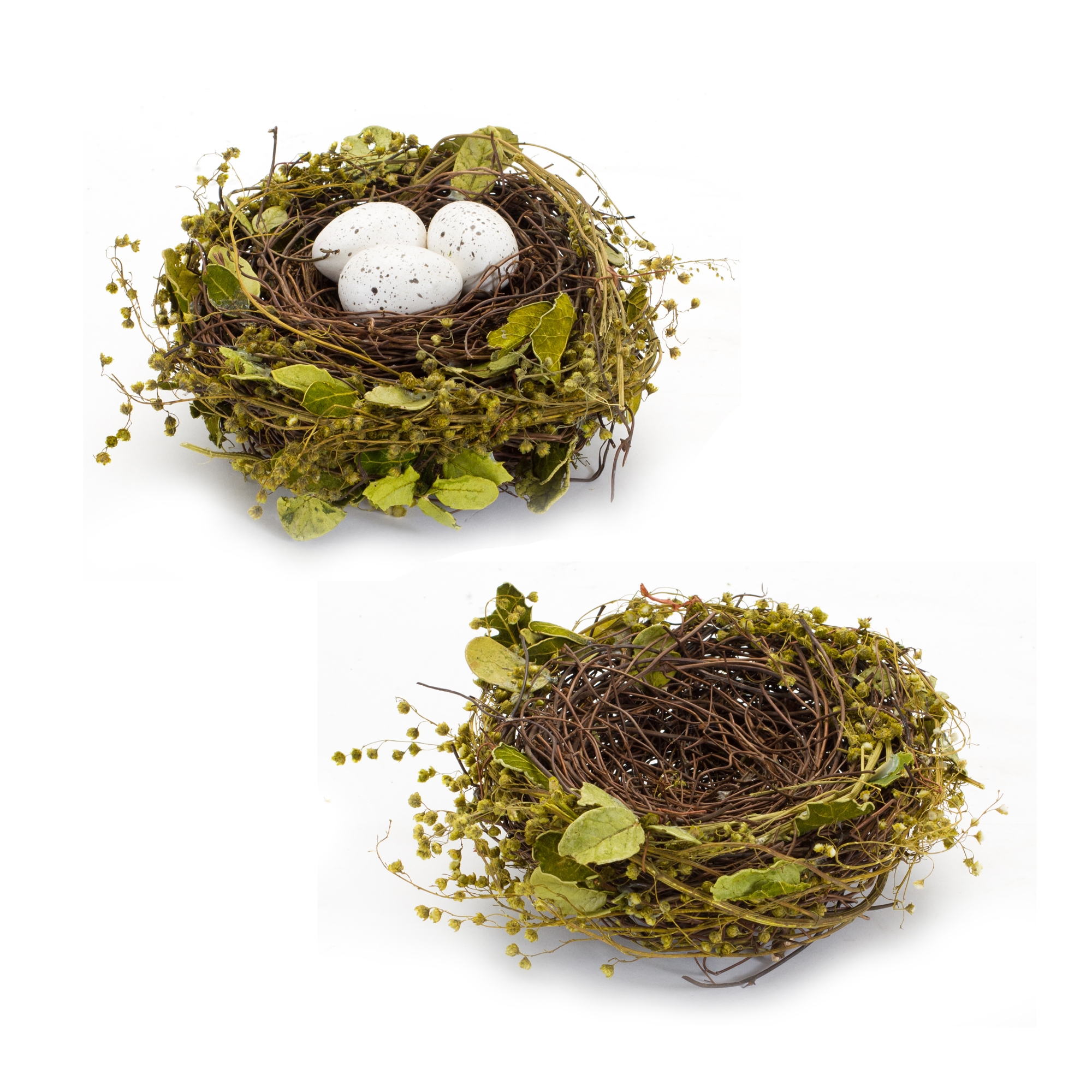 Nest and Nest with Eggs (Set of 4) 7