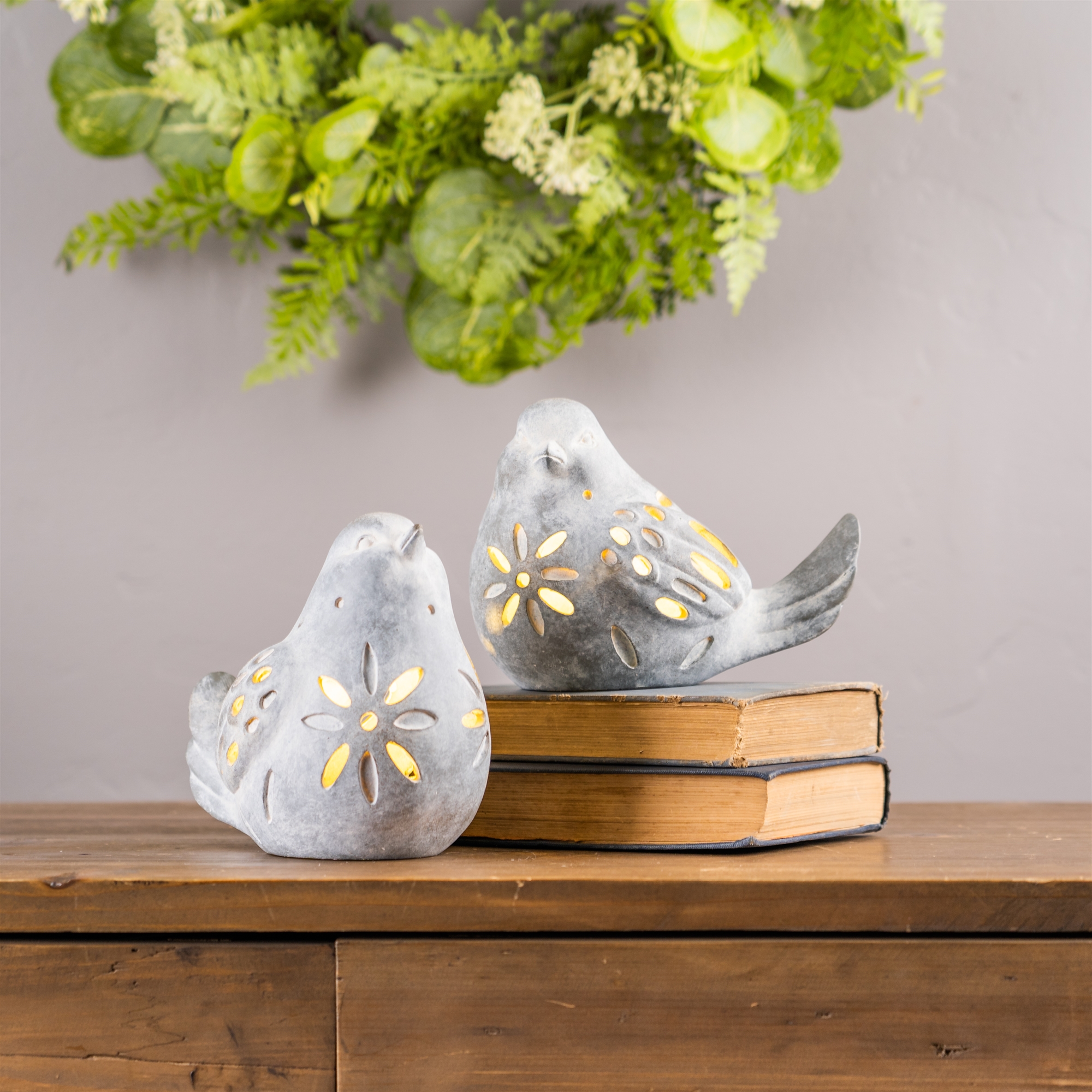 Bird w/Led (Set of 2) 5.5