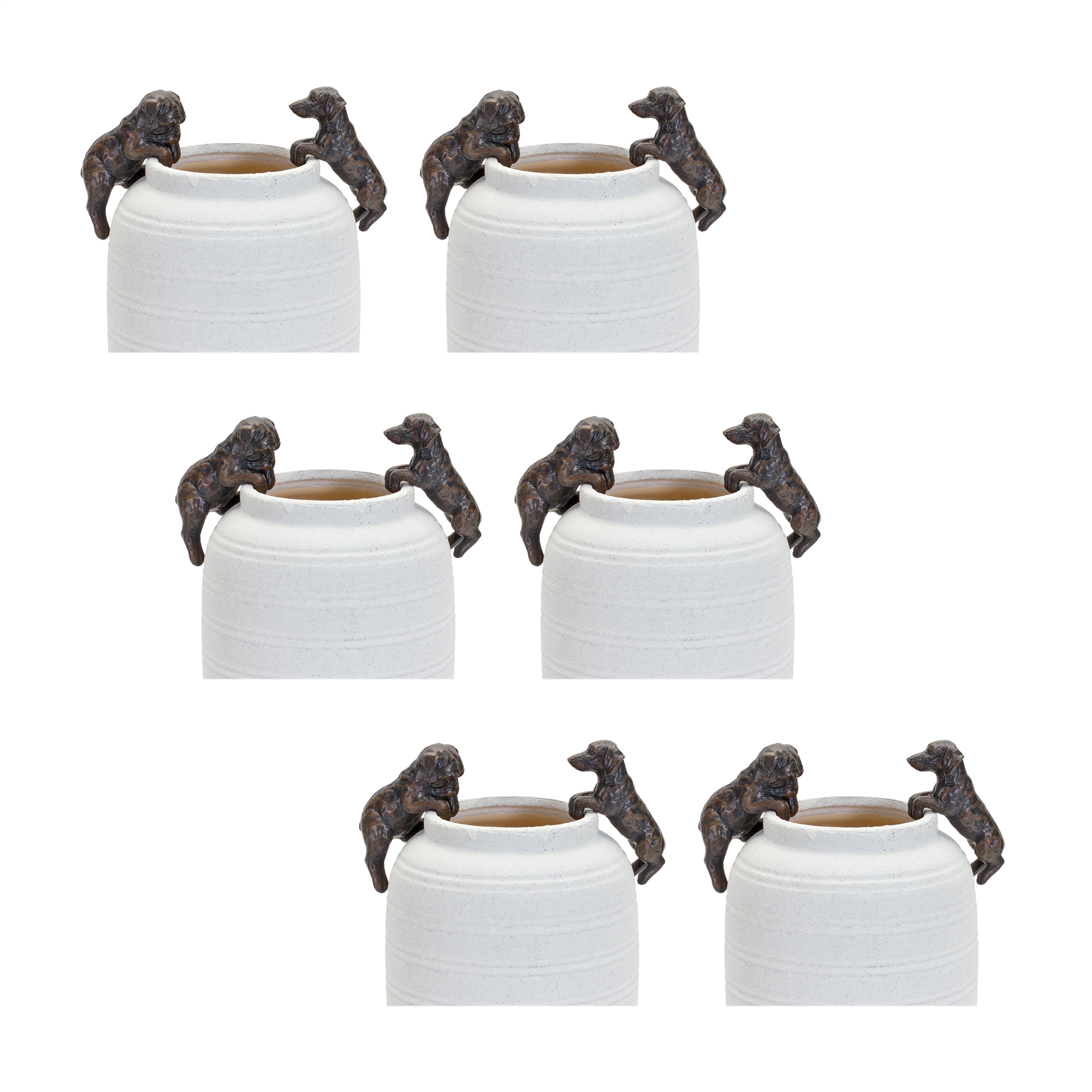 Dog Pot Hanger (Set of 6) 3.5