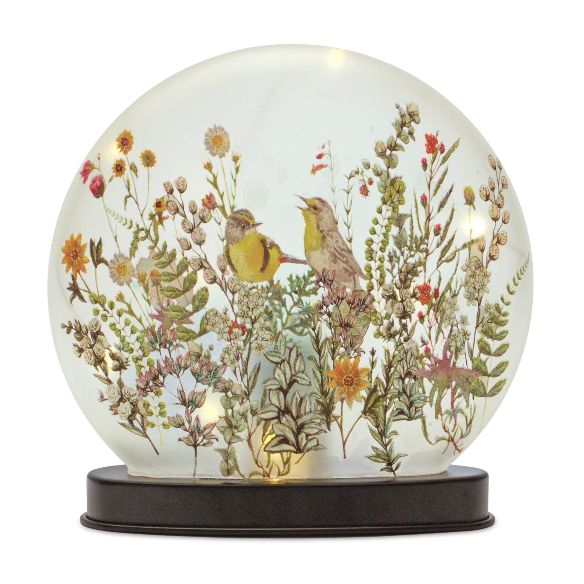 Bird and Floral Globe (Set of 2) 8