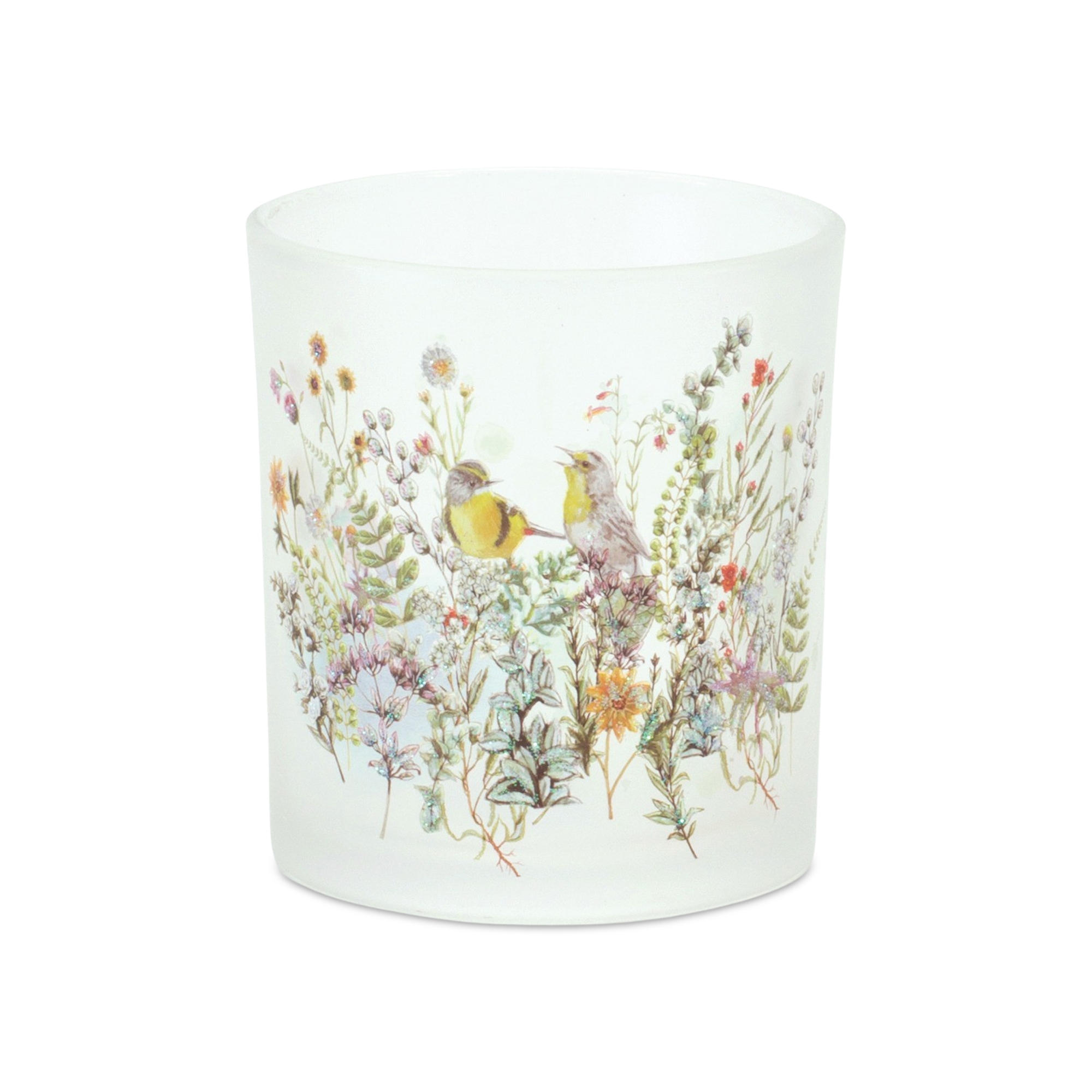 Bird and Floral Pattern Votive (Set of 6) 3