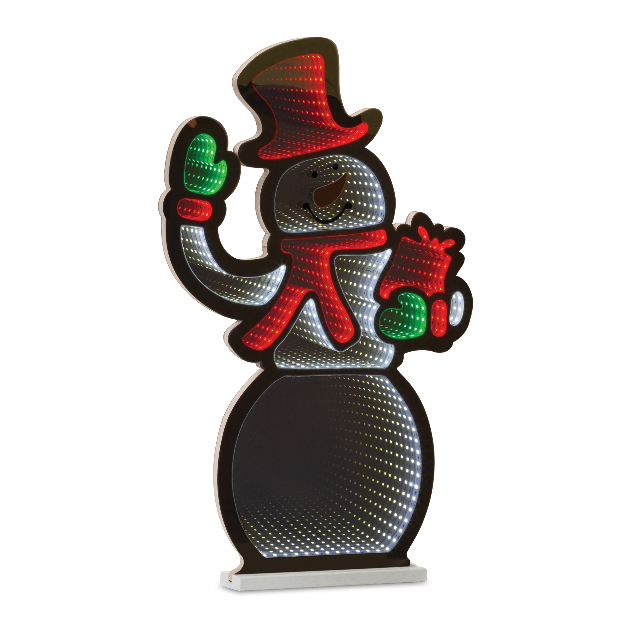 Snowman w/Present Infinity Light 20