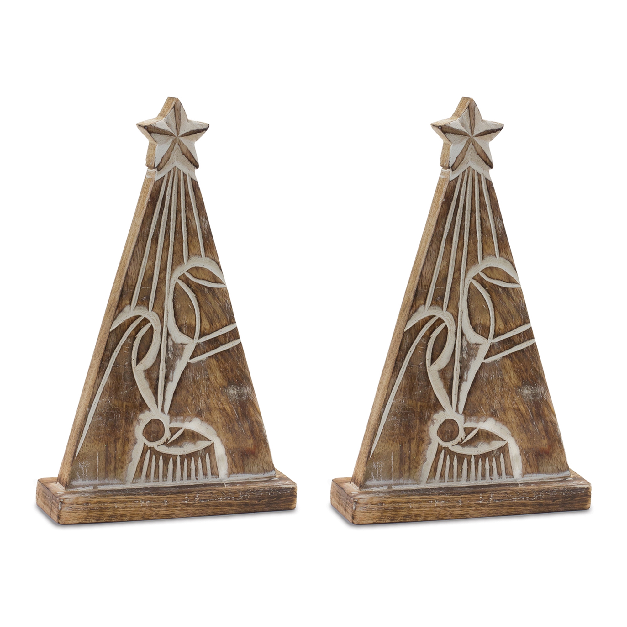 Holy Family in Tree Shape (Set of 2) 6.5